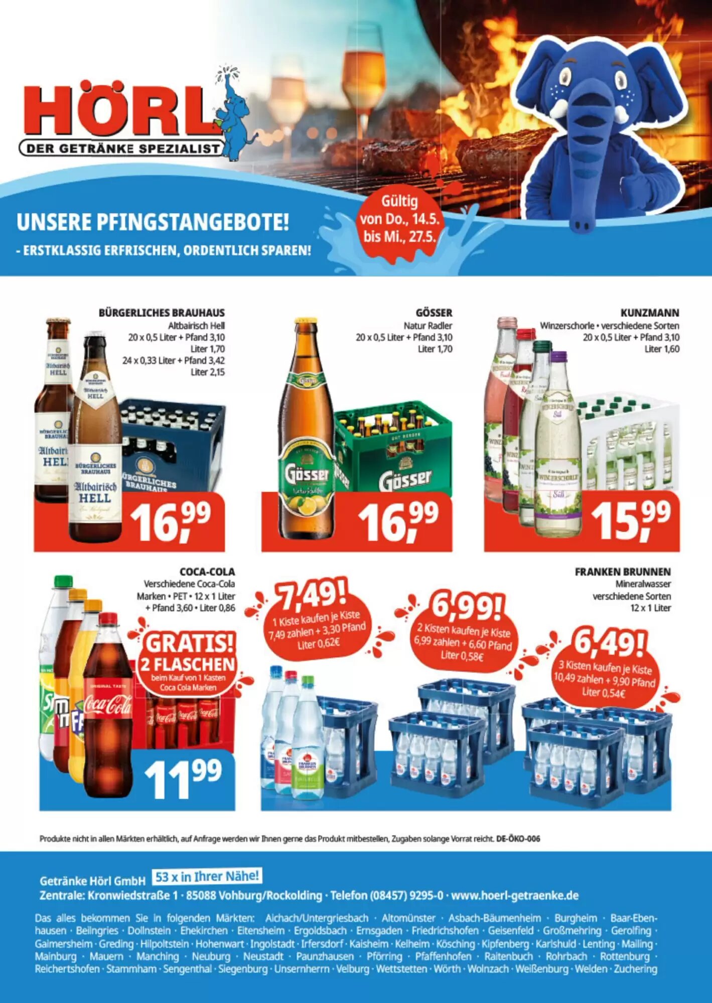 Hörl Getränke Prospekt (ab 14.05.2026) zum Blättern - Seite 1