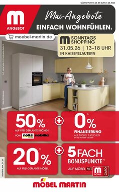 Möbel Martin Prospekt (ab 14.05.2026) zum Blättern