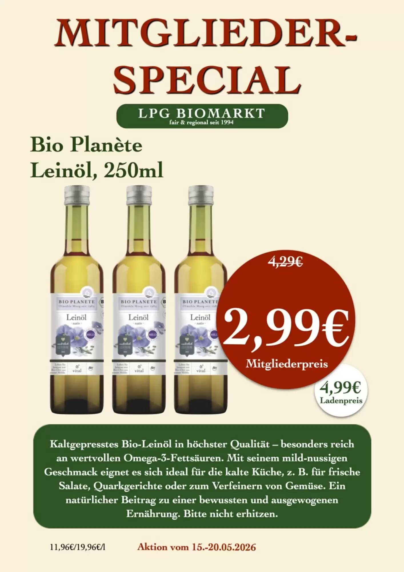LPG Biomarkt Prospekt (ab 15.05.2026) zum Blättern - Seite 12