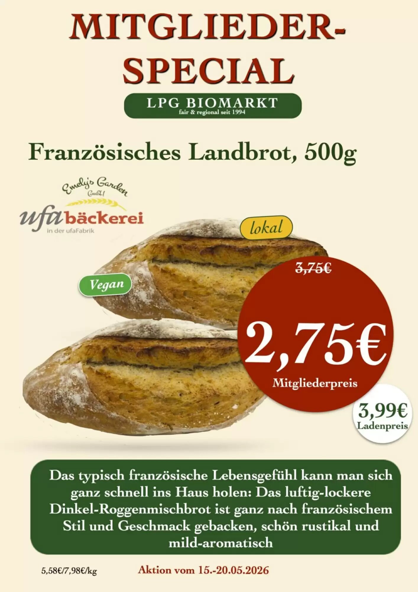 LPG Biomarkt Prospekt (ab 15.05.2026) zum Blättern - Seite 8