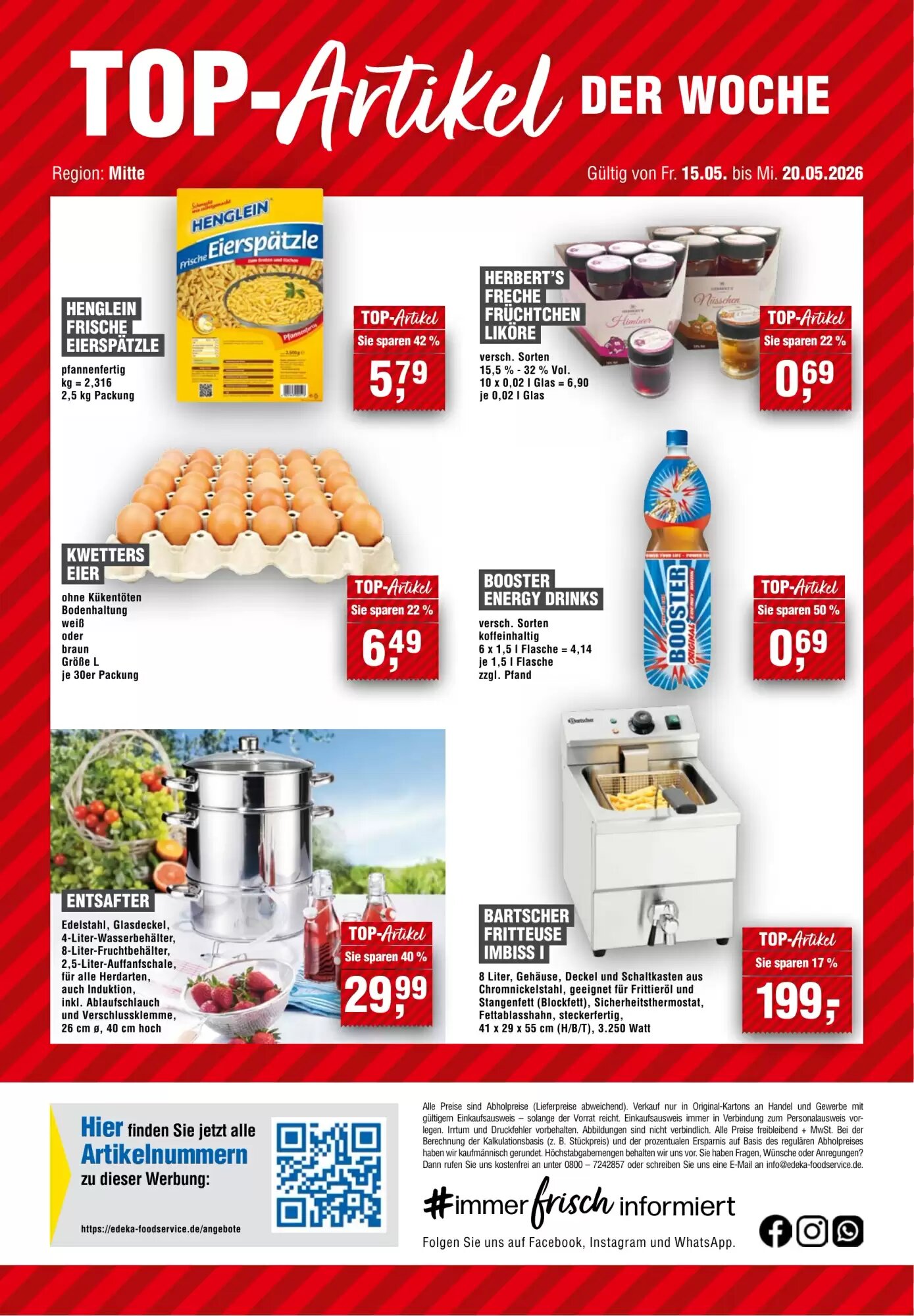 EDEKA Foodservice Prospekt (ab 15.05.2026) zum Blättern - Seite 14