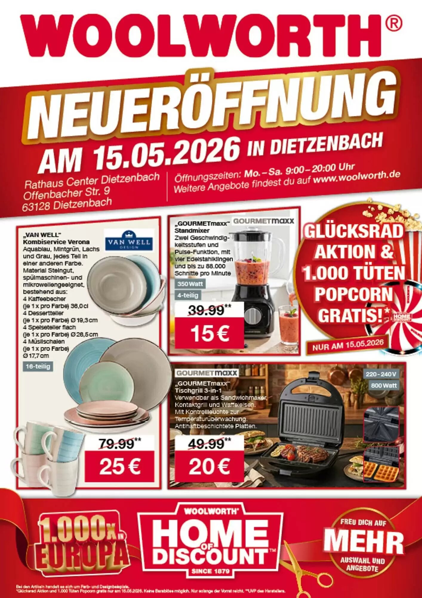 Woolworth Prospekt (ab 15.05.2026) zum Blättern - Seite 1