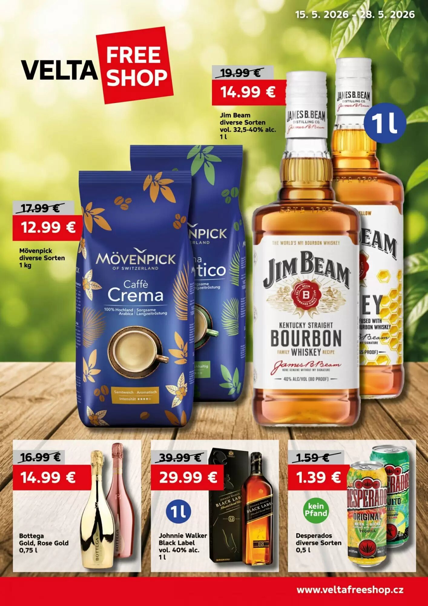 VELTA Free Shop Prospekt (ab 15.05.2026) zum Blättern - Seite 1