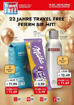 Travel Free Prospekt (ab 15.05.2026) zum Blättern