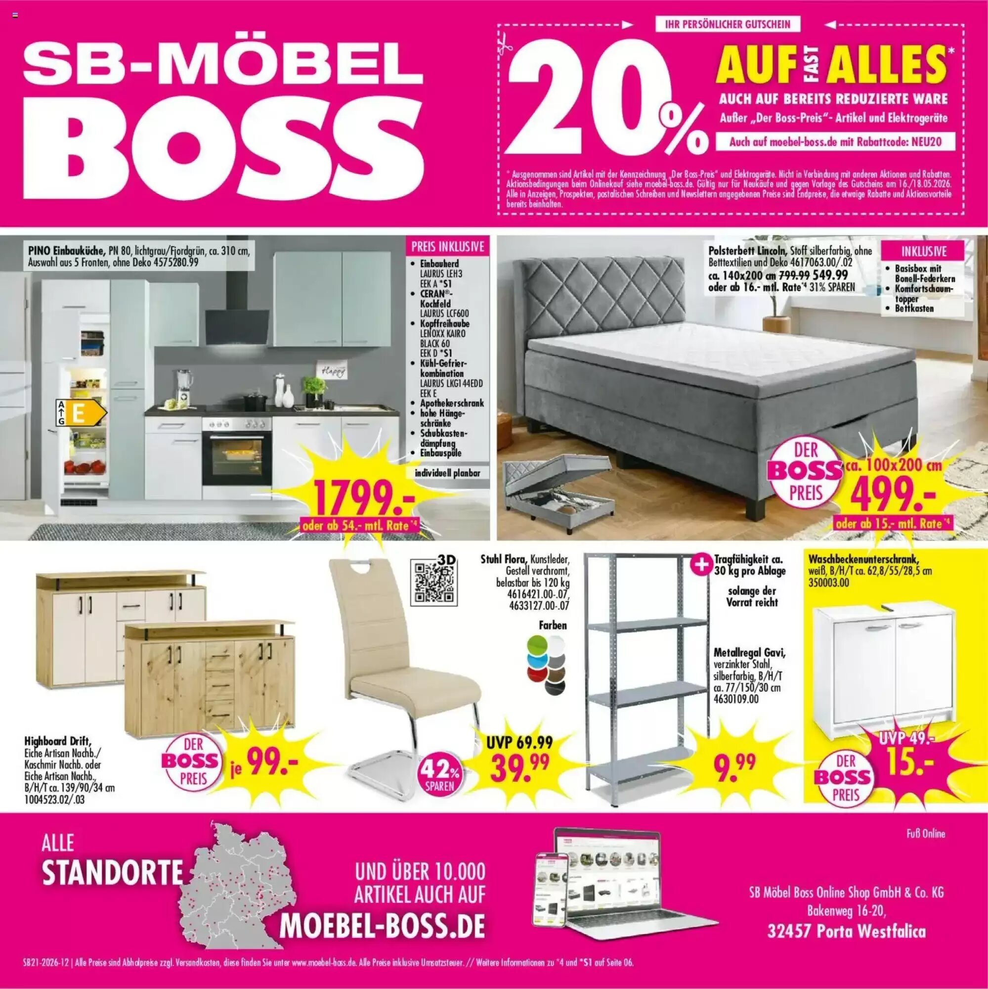 Möbel Boss Prospekt (ab 16.05.2026) zum Blättern - Seite 12