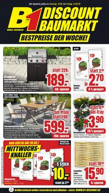 B1 Discount Baumarkt Prospekt (ab 16.05.2026) zum Blättern