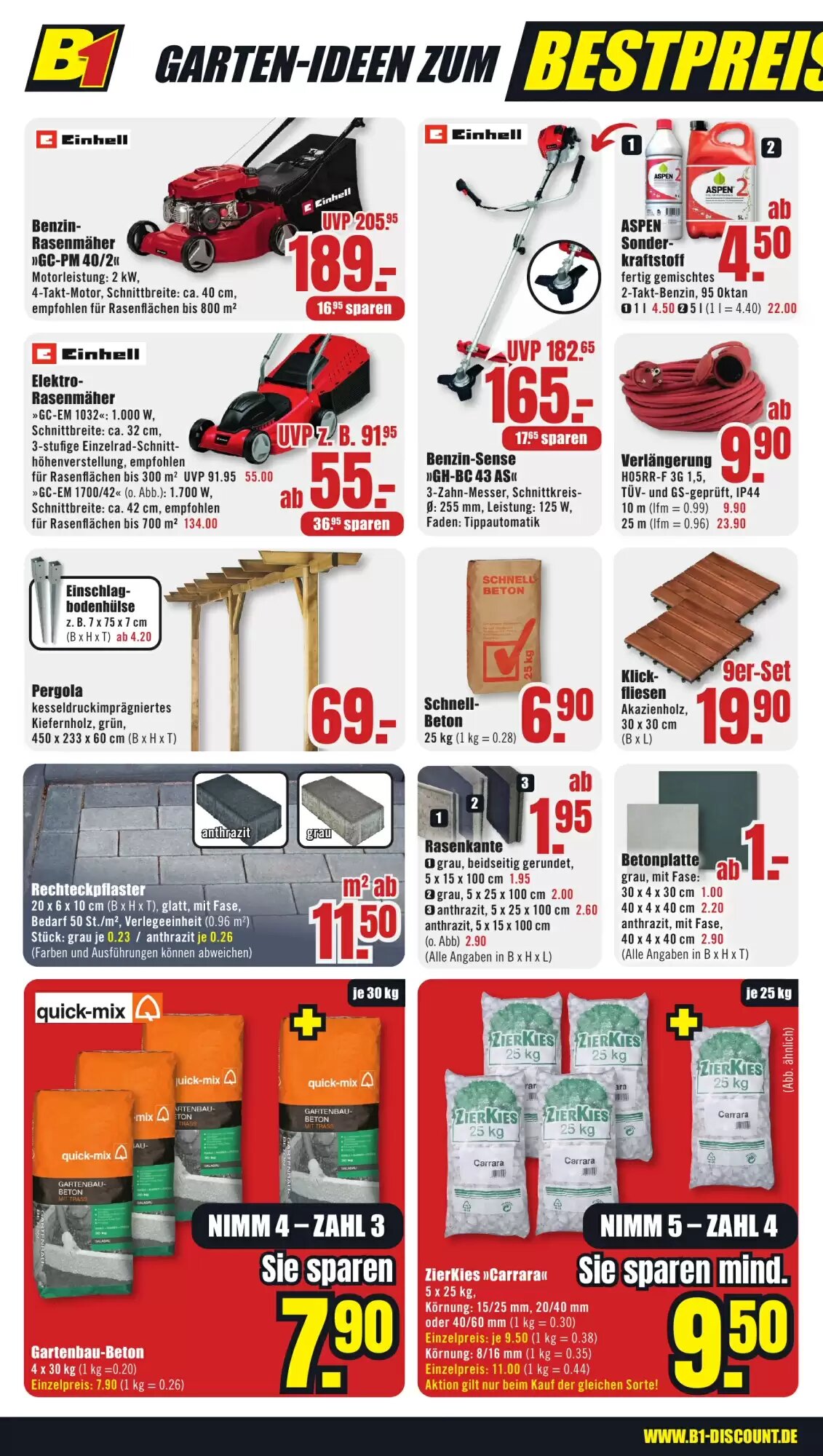 B1 Discount Baumarkt Prospekt (ab 16.05.2026) zum Blättern - Seite 4