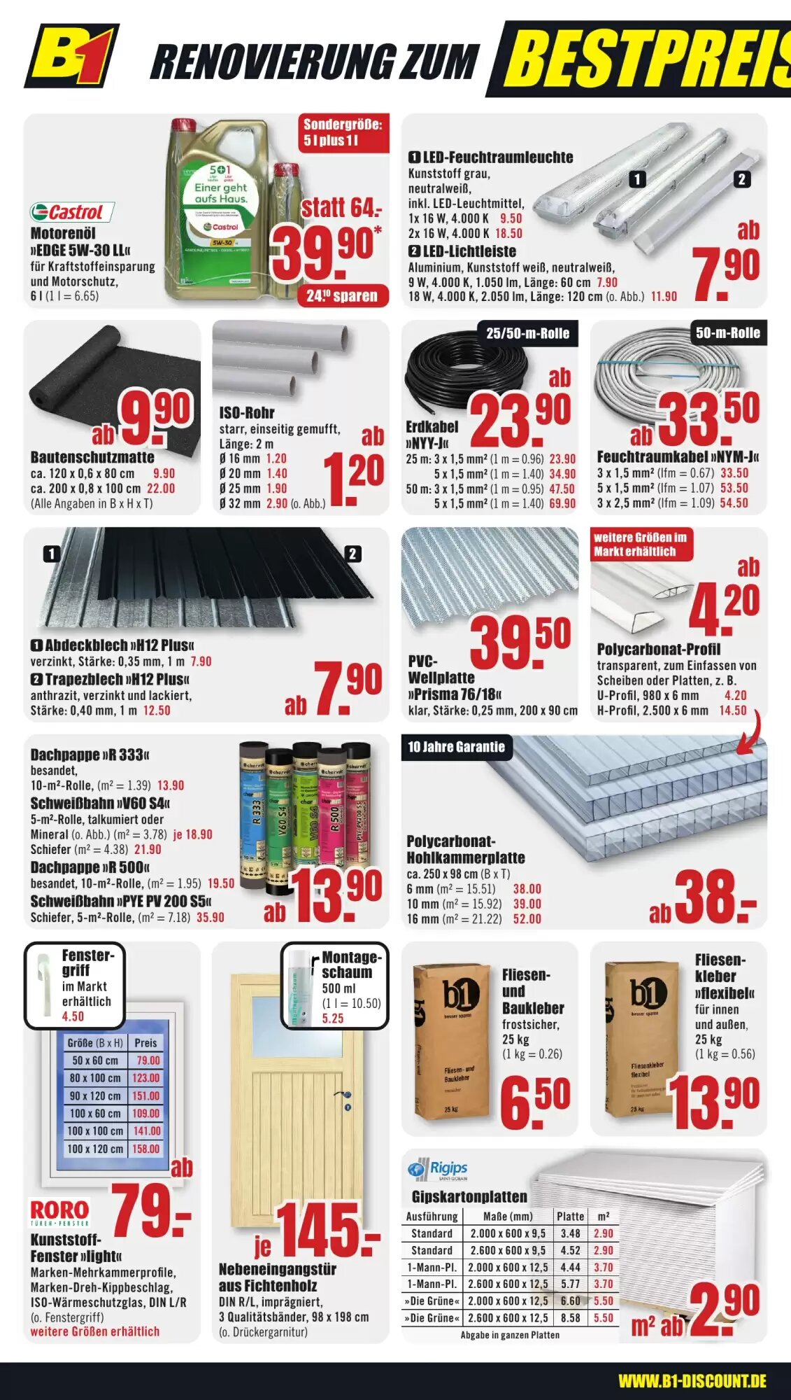 B1 Discount Baumarkt Prospekt (ab 16.05.2026) zum Blättern - Seite 6