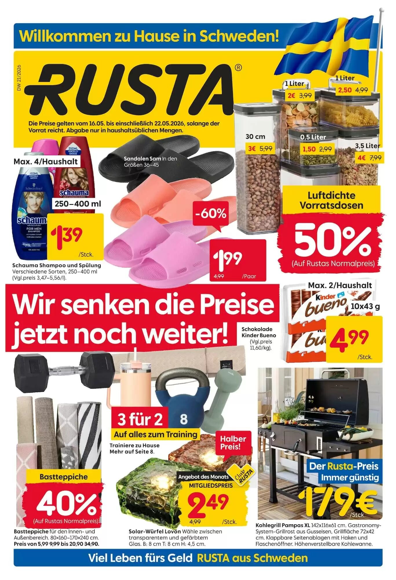 Rusta Prospekt (ab 16.05.2026) zum Blättern - Seite 1