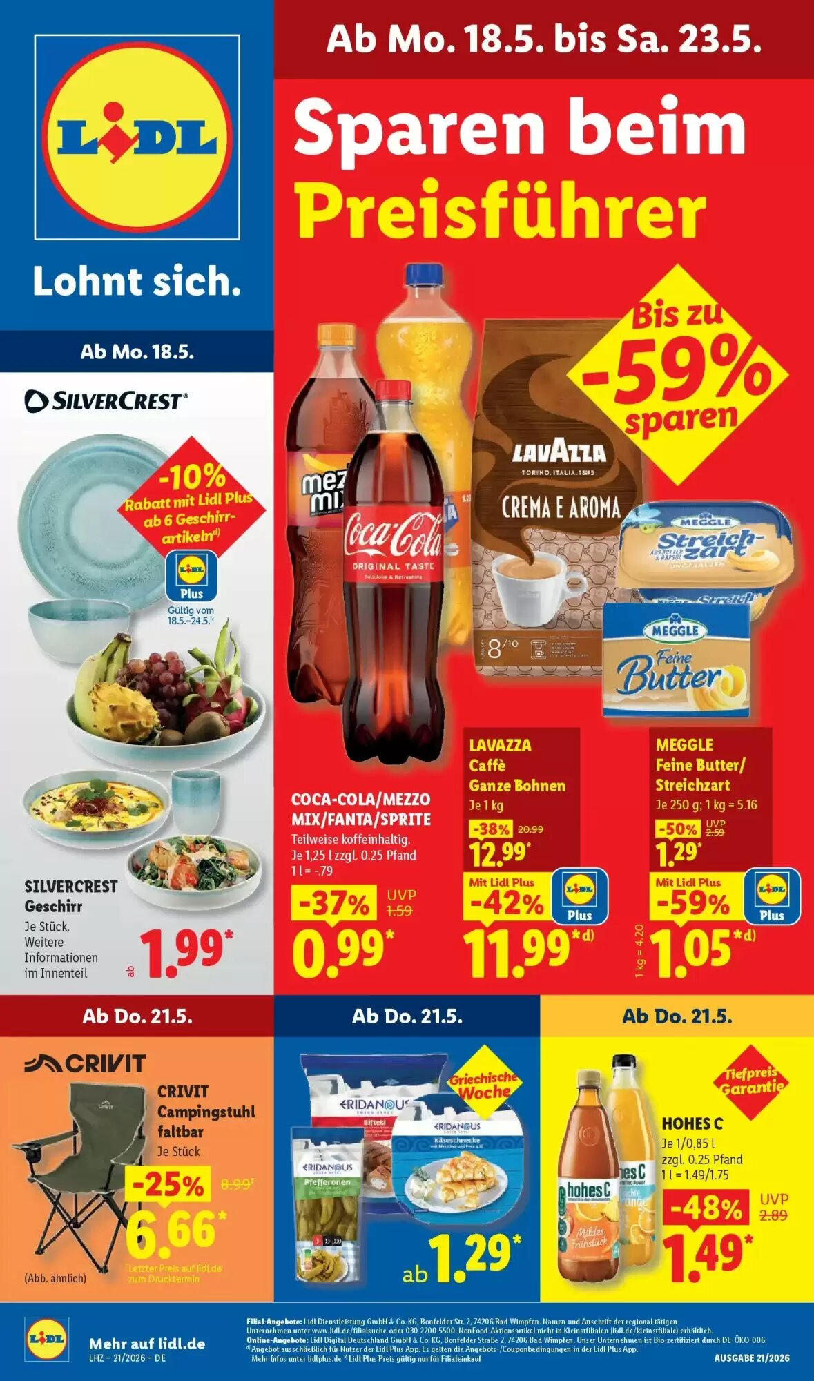Lidl Prospekt (ab 17.05.2026) zum Blättern - Seite 1
