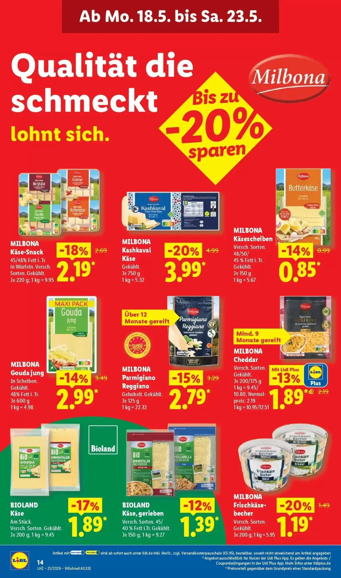 Lidl Prospekt (ab 17.05.2026) zum Blättern - Seite 20