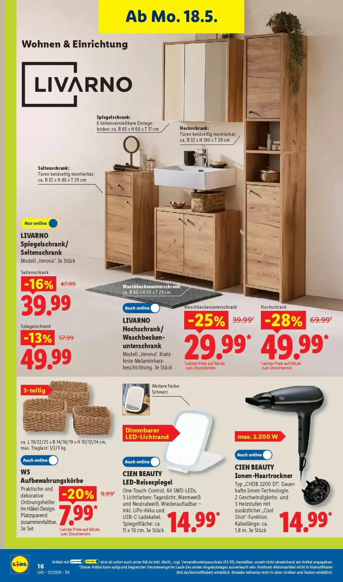 Lidl Prospekt (ab 17.05.2026) zum Blättern - Seite 34
