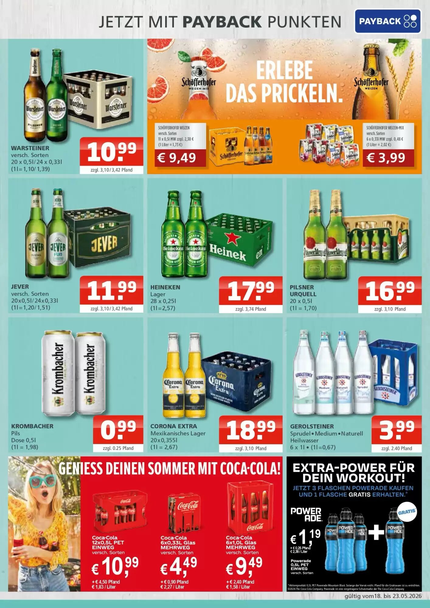 Getränke Oase Prospekt (ab 17.05.2026) zum Blättern - Seite 3