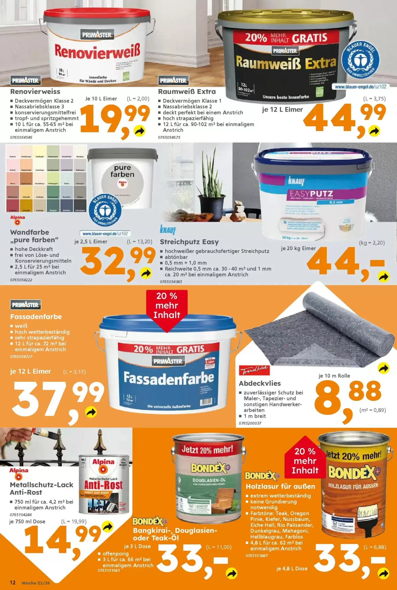 Globus Baumarkt Prospekt (ab 17.05.2026) zum Blättern - Seite 12