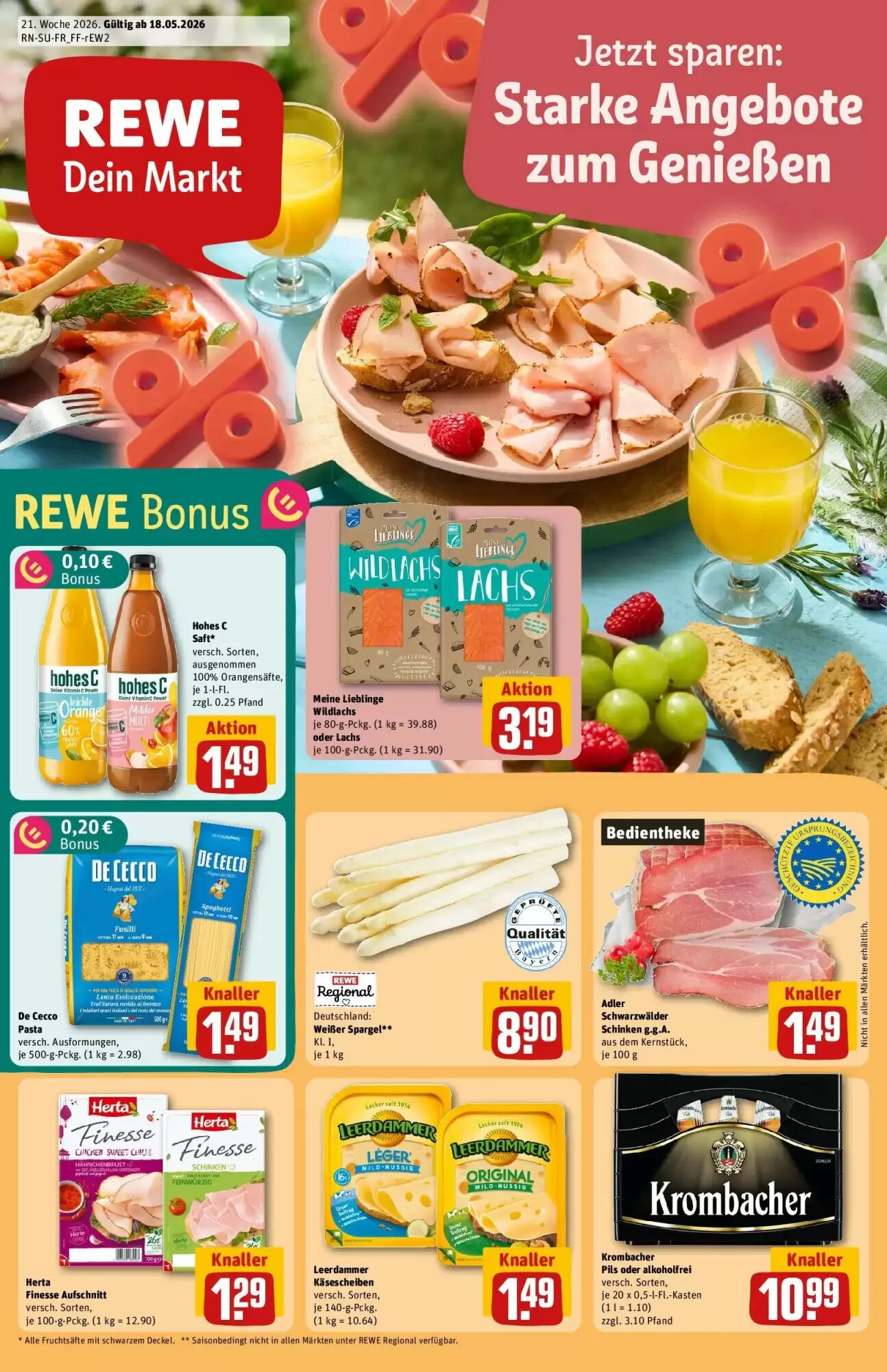 REWE Prospekt (ab 17.05.2026) zum Blättern - Seite 1