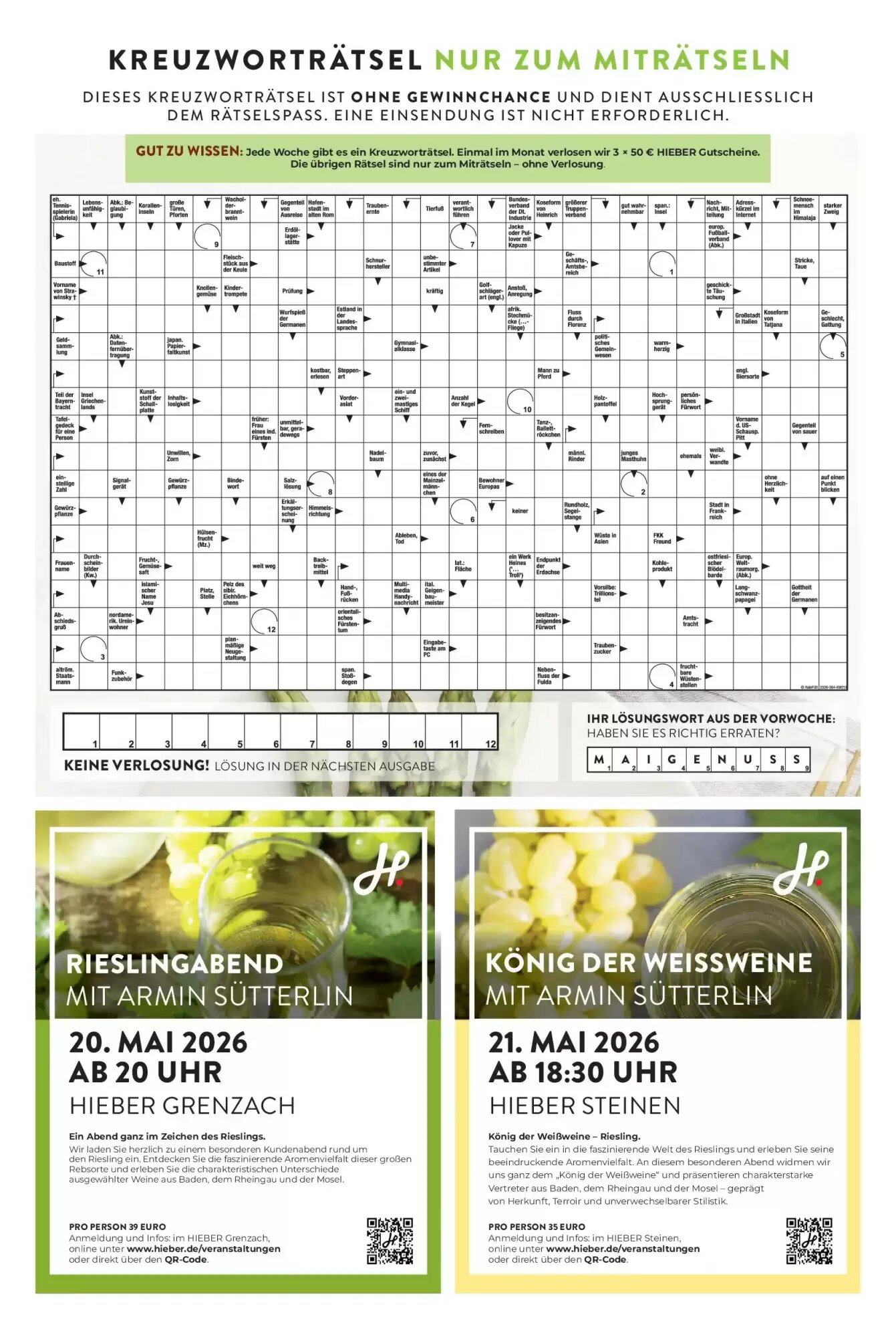 Hieber's Frische Center Prospekt (ab 17.05.2026) zum Blättern - Seite 15