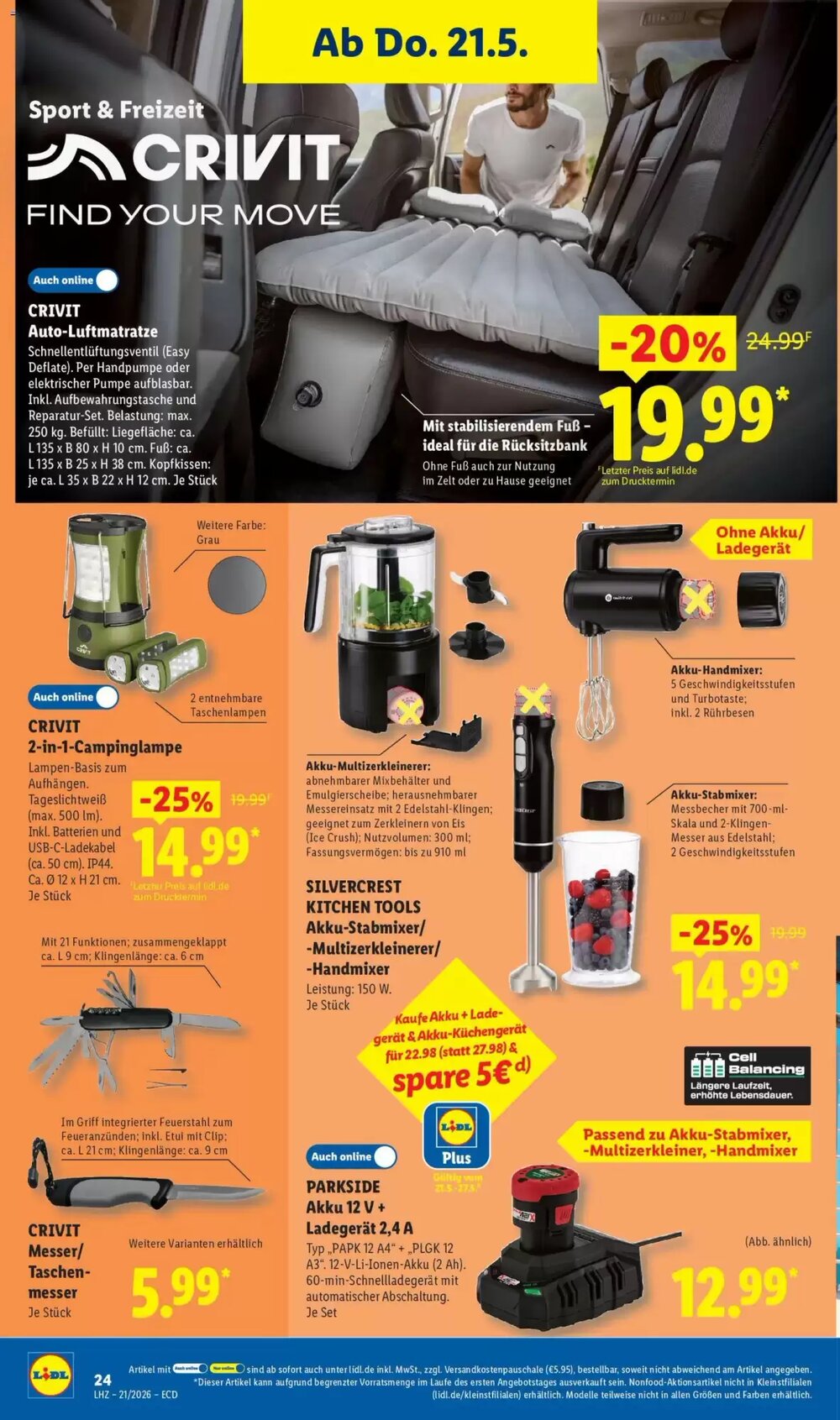 Lidl Prospekt (ab 18.05.2026) zum Blättern - Seite 24