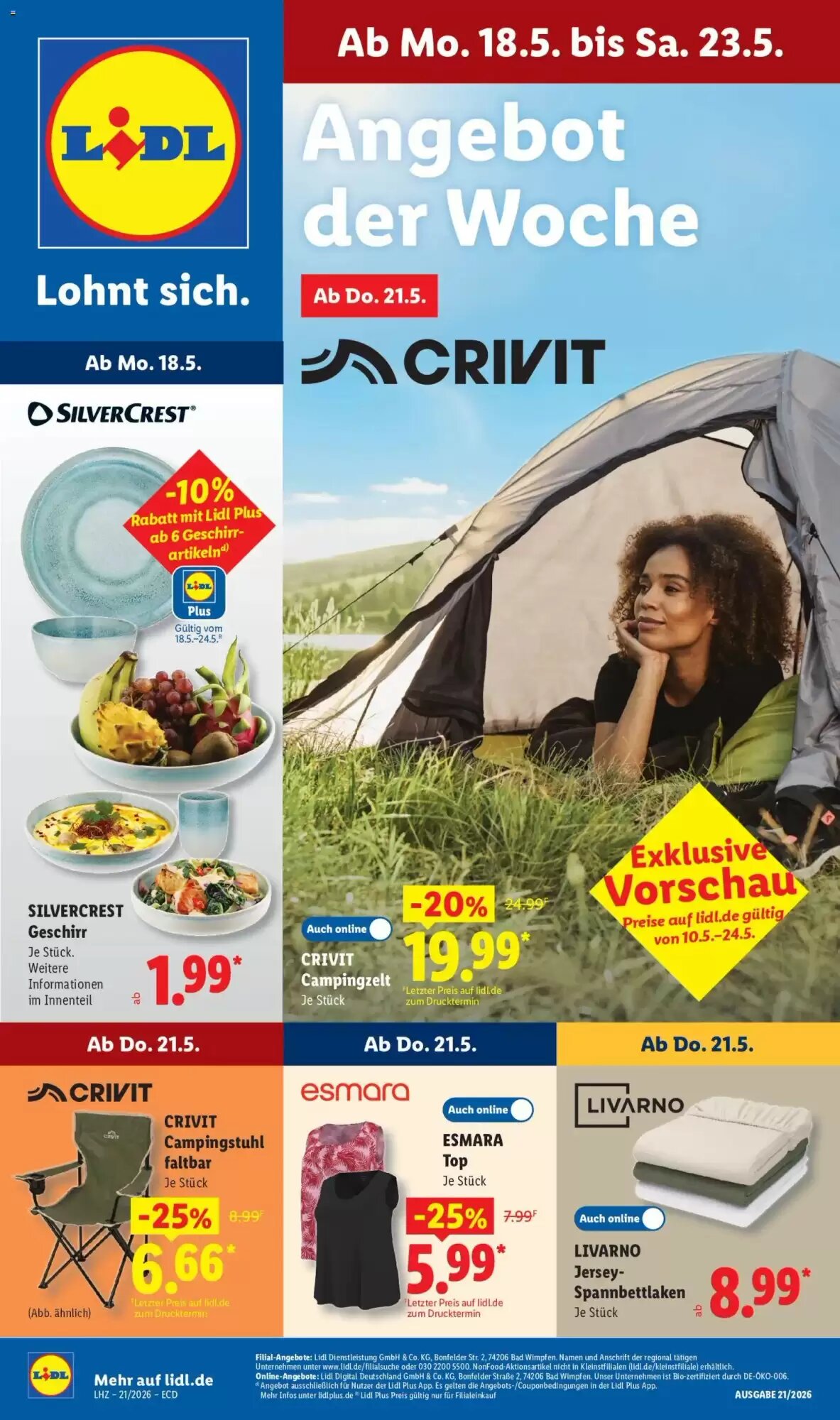 Lidl Prospekt (ab 18.05.2026) zum Blättern - Seite 1
