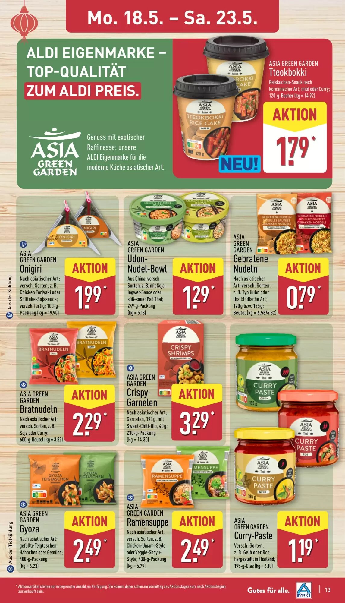 Aldi Nord Prospekt (ab 18.05.2026) zum Blättern - Seite 13
