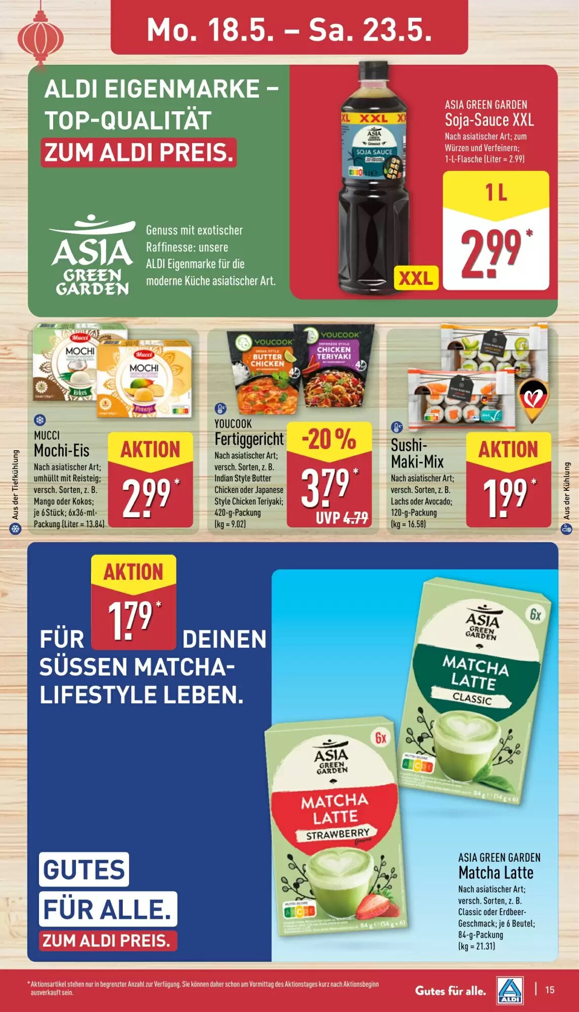 Aldi Nord Prospekt (ab 18.05.2026) zum Blättern - Seite 15