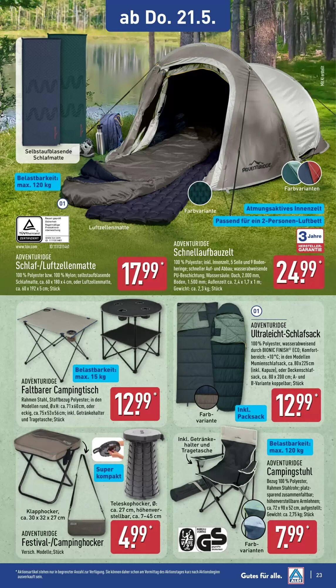Aldi Nord Prospekt (ab 18.05.2026) zum Blättern - Seite 23