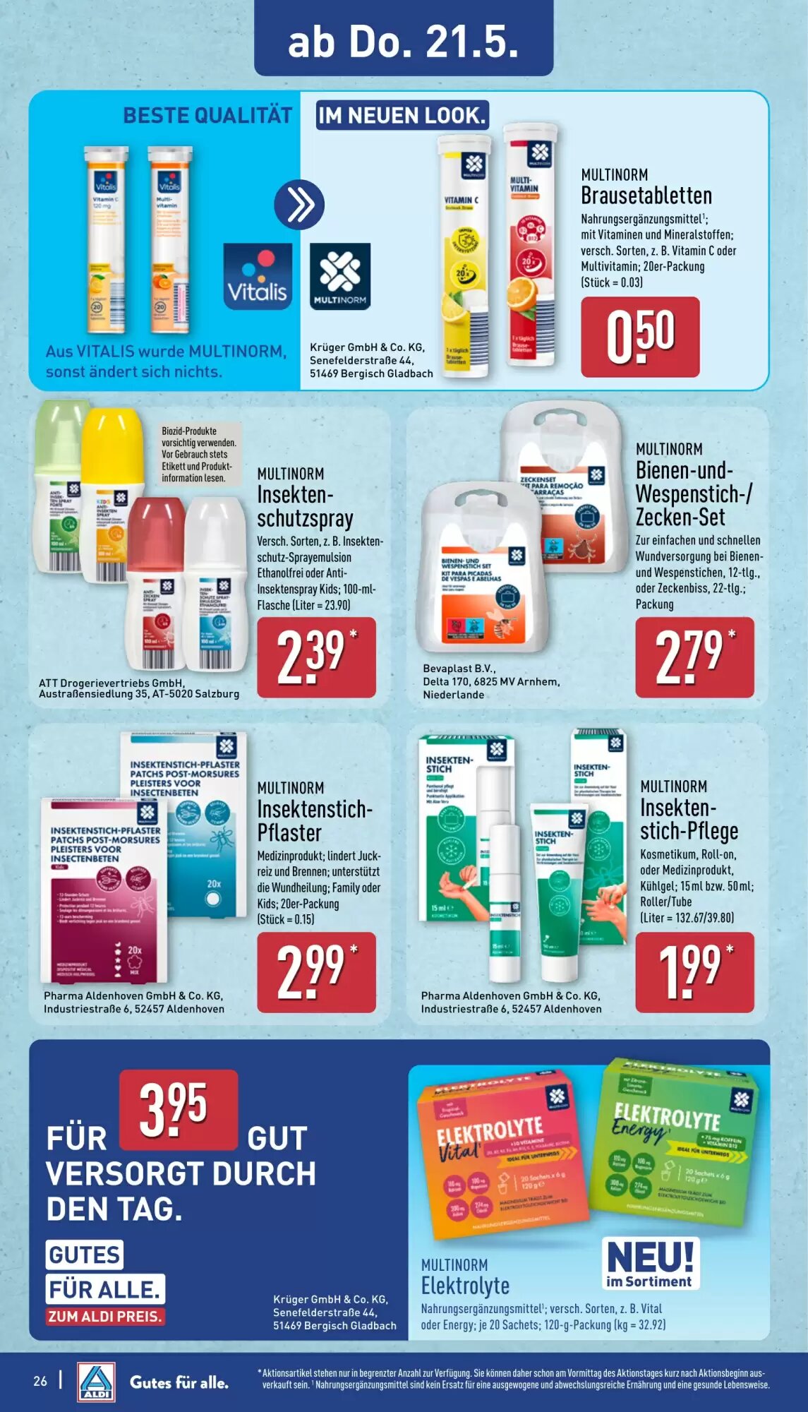 Aldi Nord Prospekt (ab 18.05.2026) zum Blättern - Seite 26