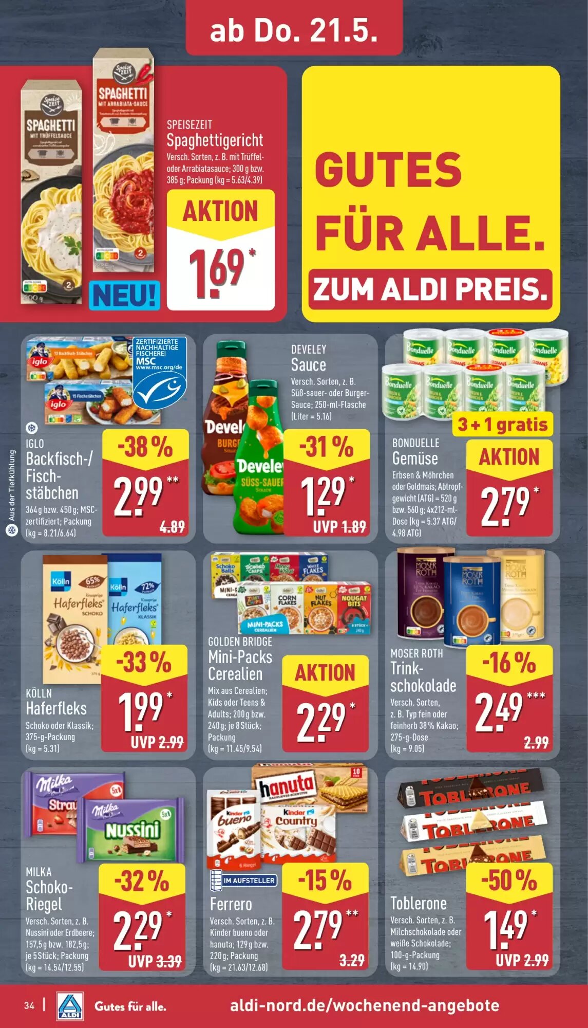 Aldi Nord Prospekt (ab 18.05.2026) zum Blättern - Seite 34