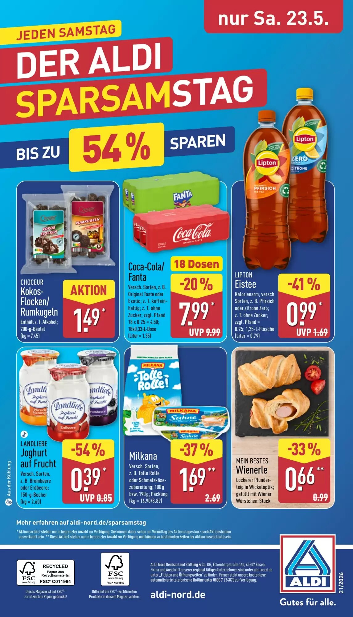 Aldi Nord Prospekt (ab 18.05.2026) zum Blättern - Seite 36