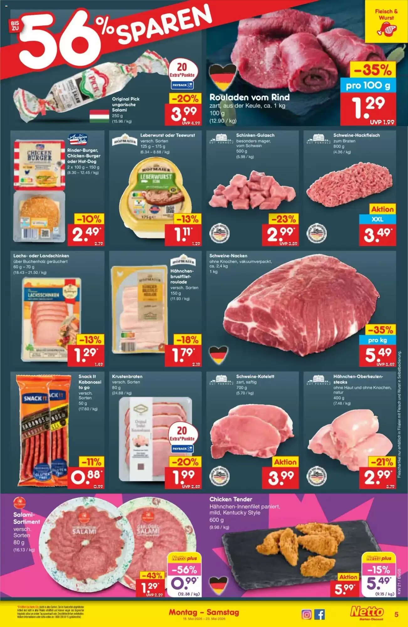 Netto Marken-Discount Prospekt (ab 18.05.2026) zum Blättern - Seite 5