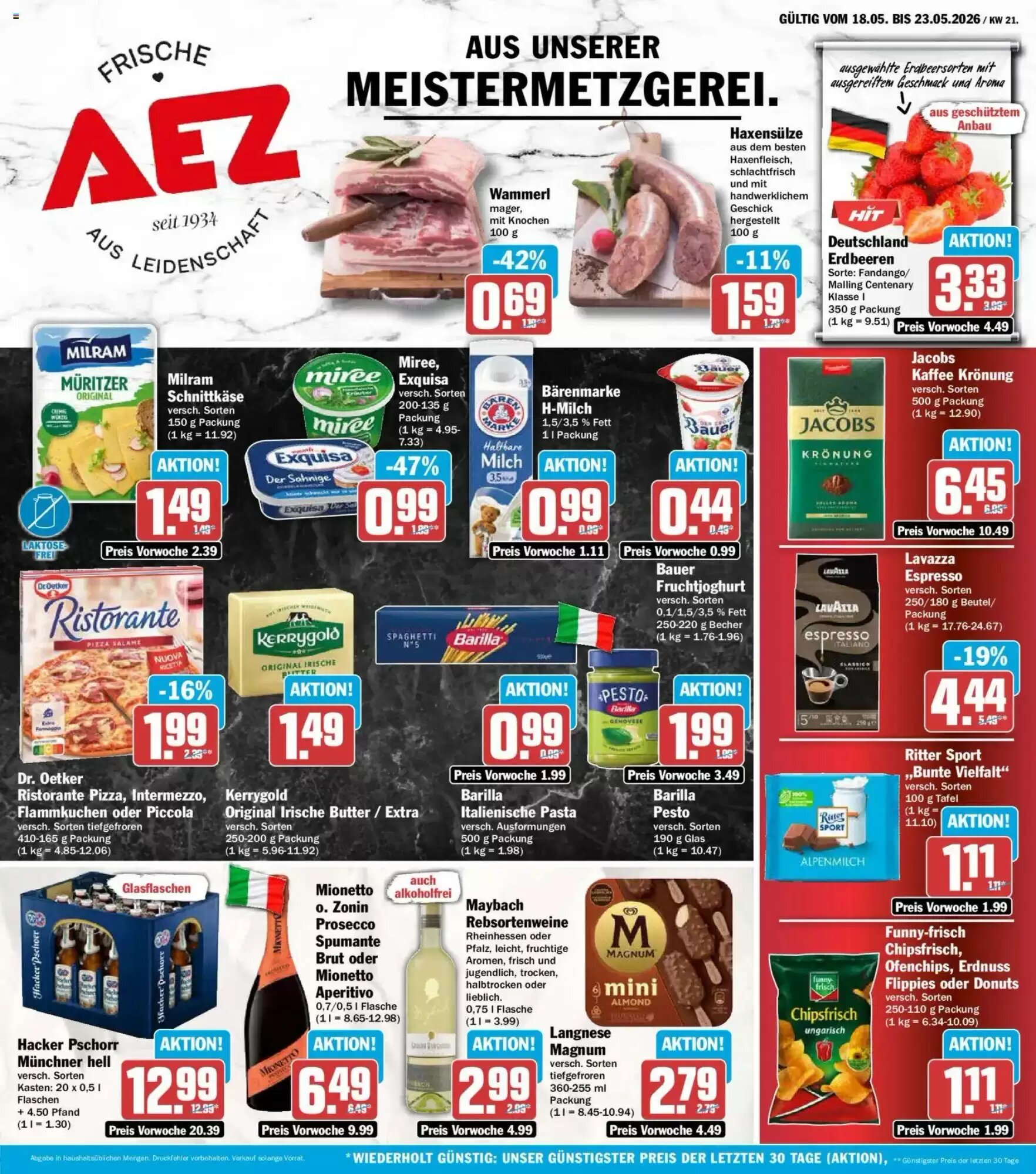 AEZ Prospekt (ab 18.05.2026) zum Blättern - Seite 1
