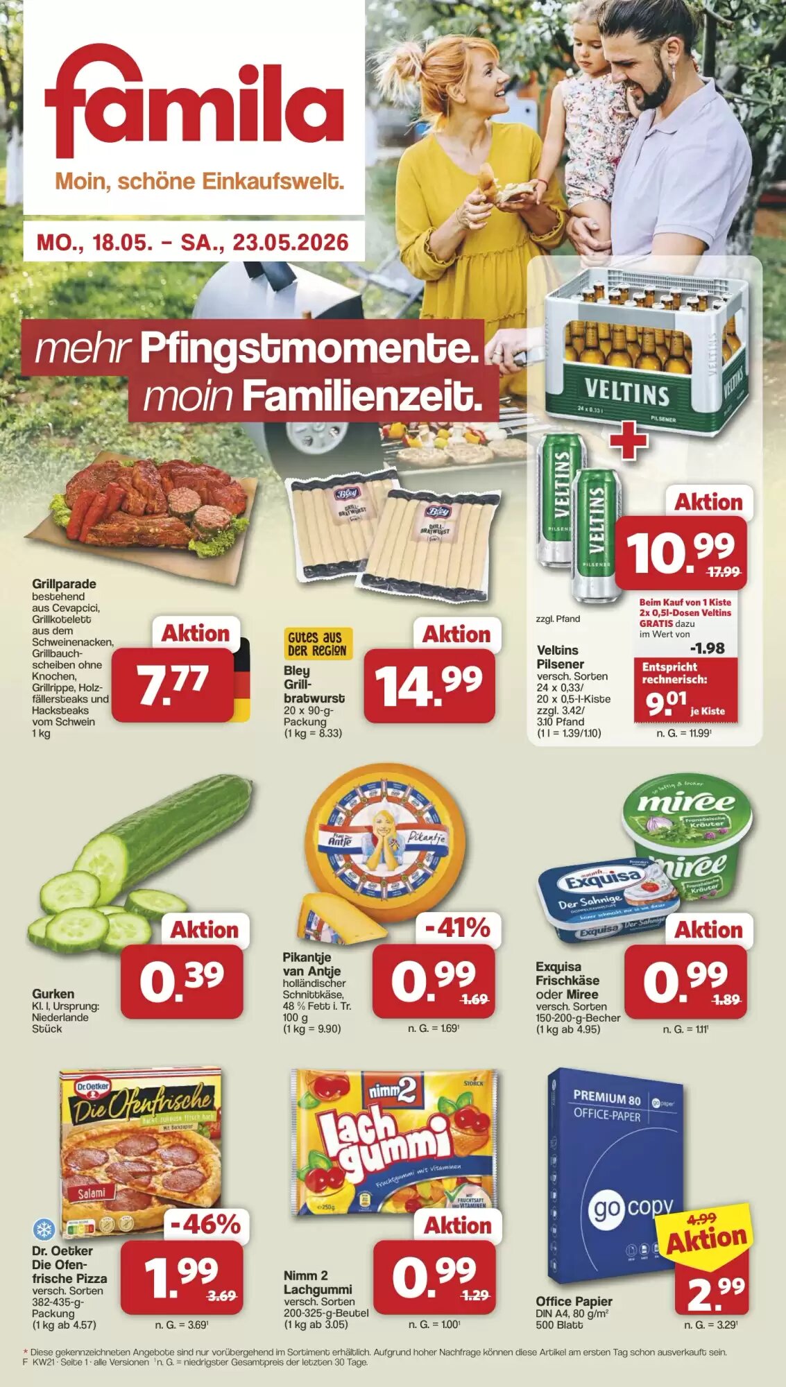 Famila Nord West Prospekt (ab 18.05.2026) zum Blättern - Seite 1