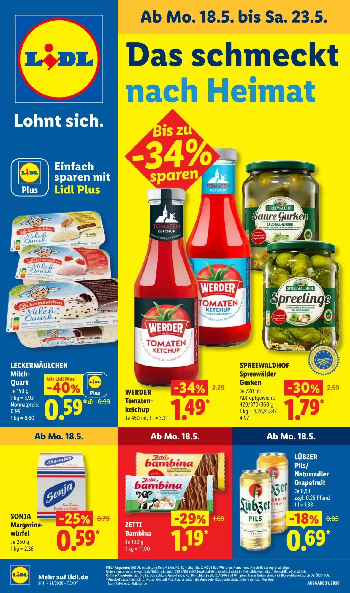 Lidl Prospekt (ab 18.05.2026) zum Blättern - Seite 1