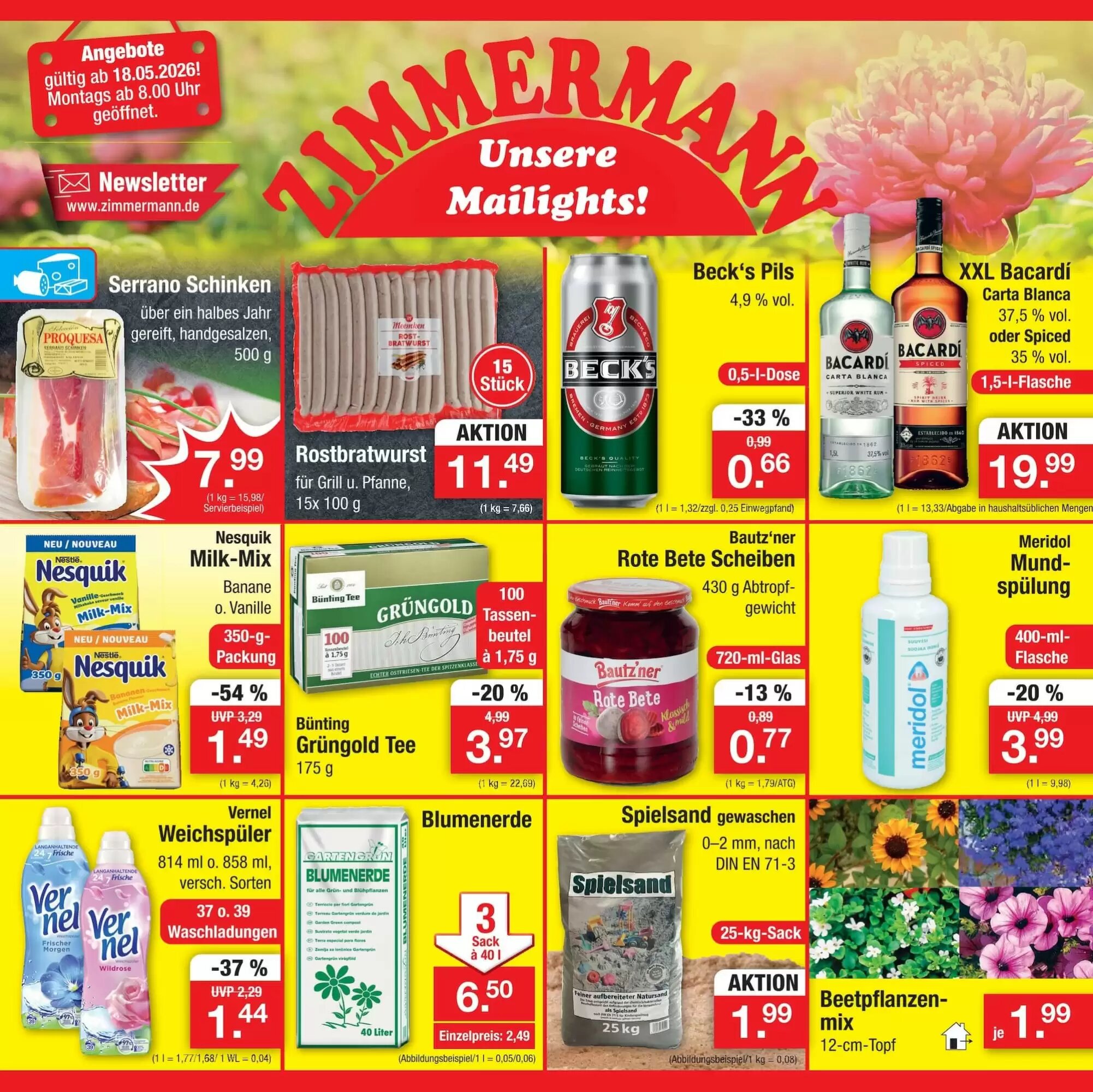 Zimmermann Prospekt (ab 18.05.2026) zum Blättern - Seite 1