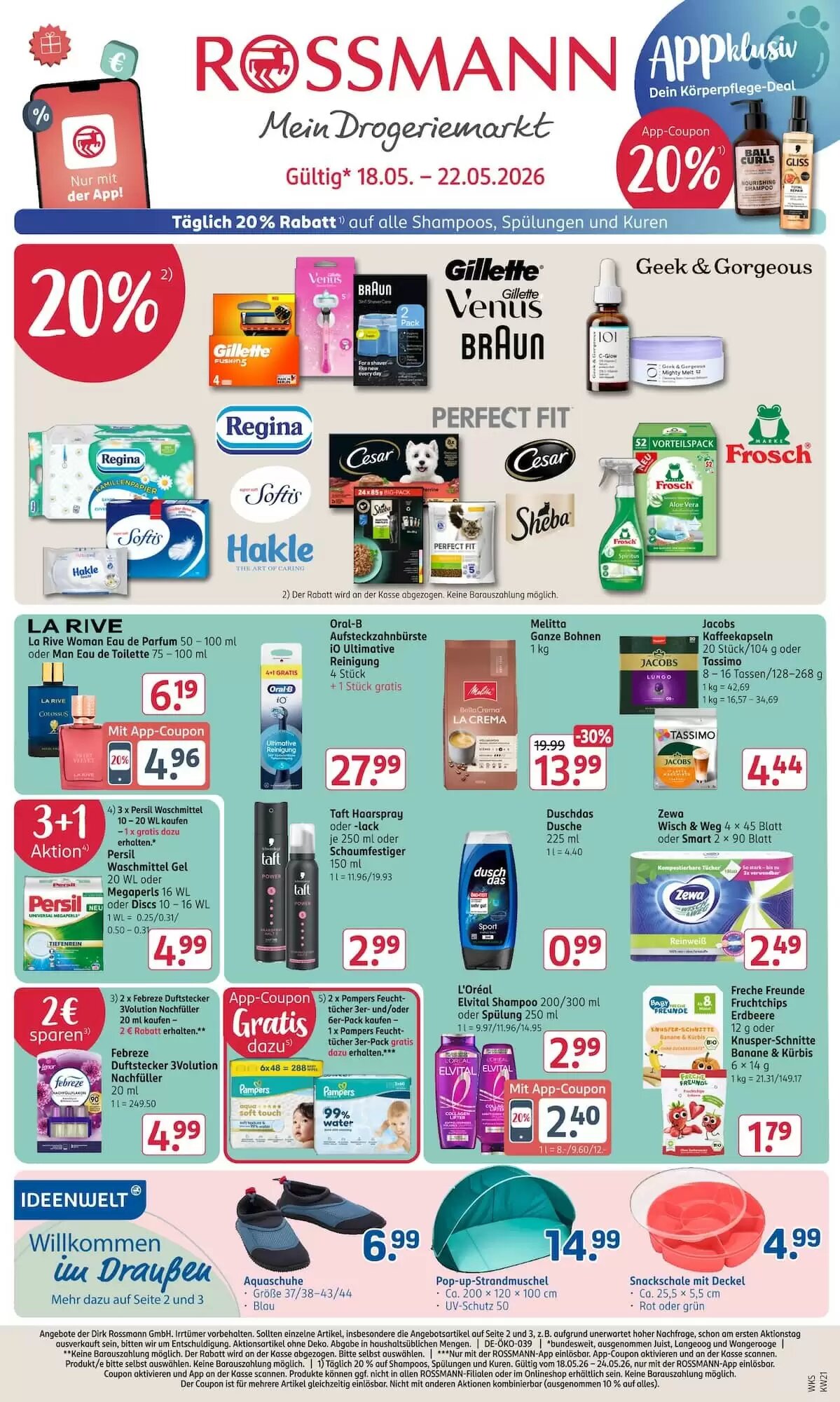 Rossmann Prospekt (ab 18.05.2026) zum Blättern - Seite 1