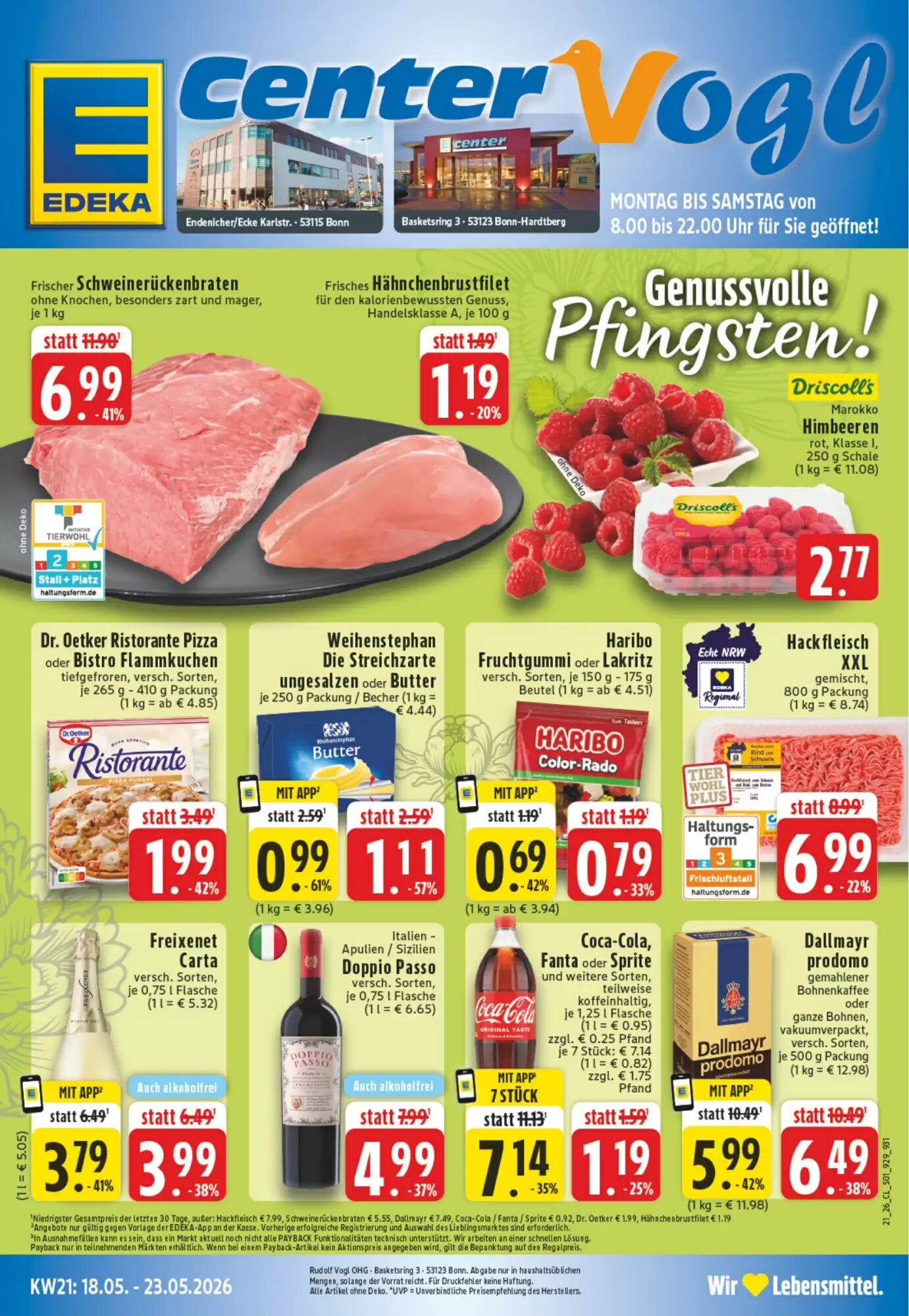 EDEKA Vogl Prospekt (ab 18.05.2026) zum Blättern - Seite 1