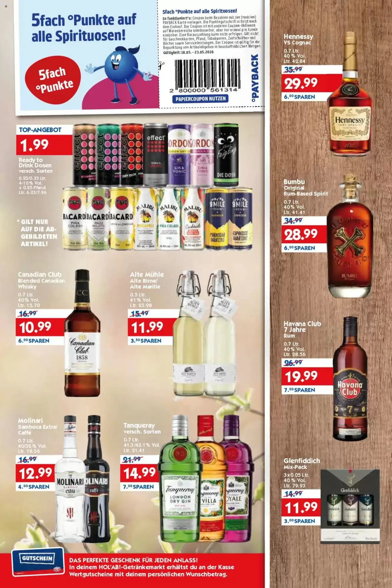Hol'ab Getränkemarkt Prospekt (ab 18.05.2026) zum Blättern - Seite 7