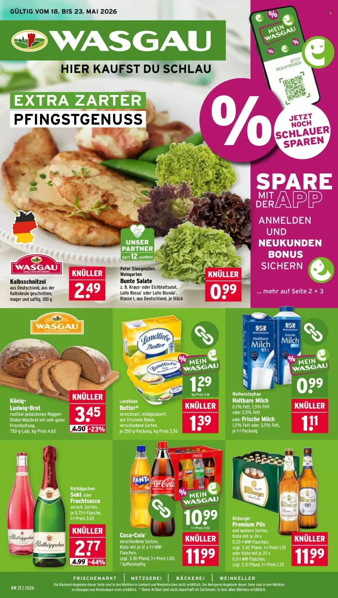 Wasgau Prospekt (ab 18.05.2026) zum Blättern - Seite 1