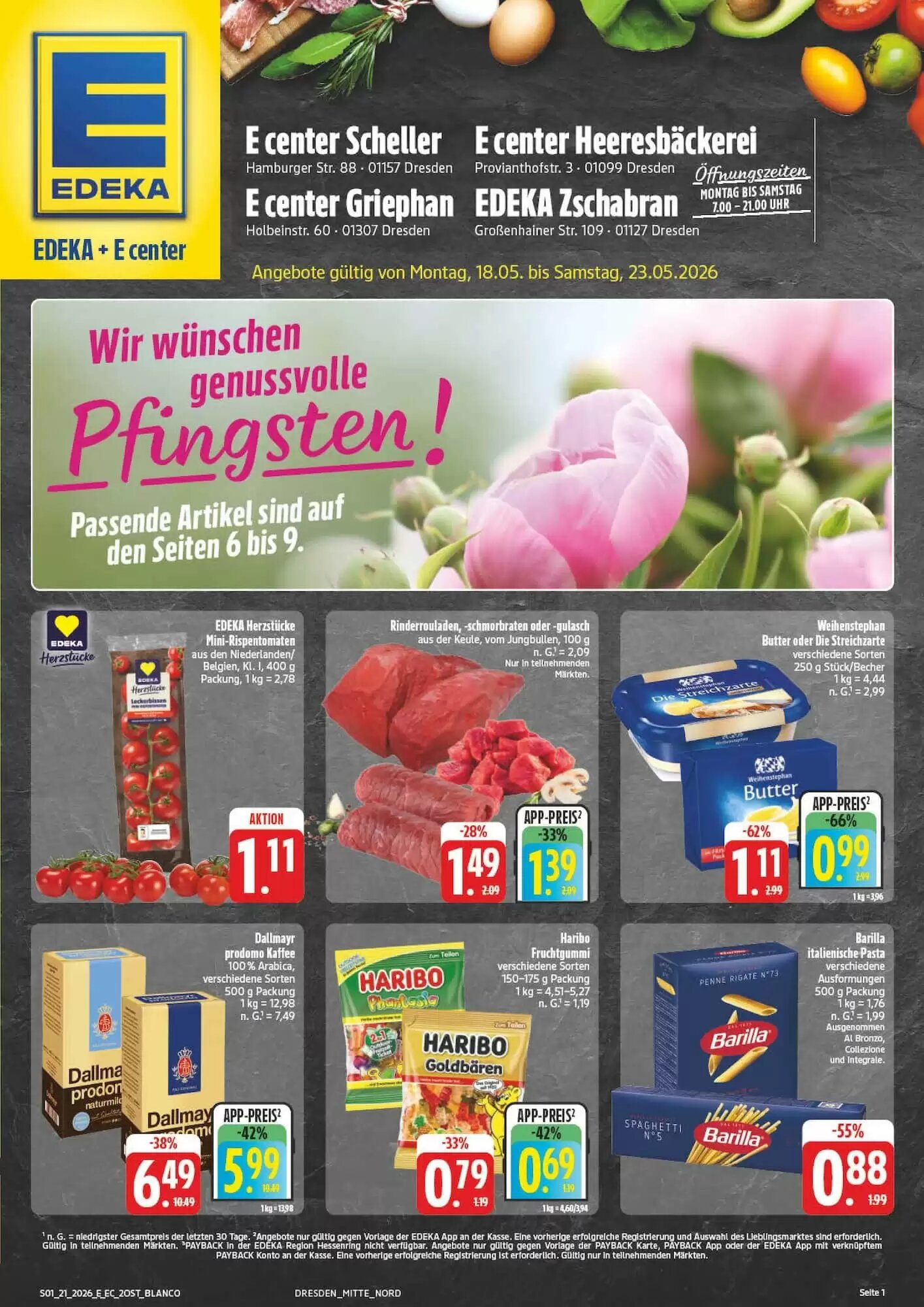 Edeka Aktiv Markt Prospekt (ab 18.05.2026) zum Blättern - Seite 1