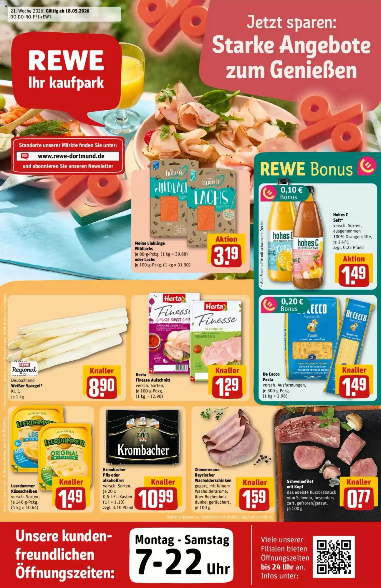 REWE Kaufpark Prospekt (ab 18.05.2026) zum Blättern - Seite 1