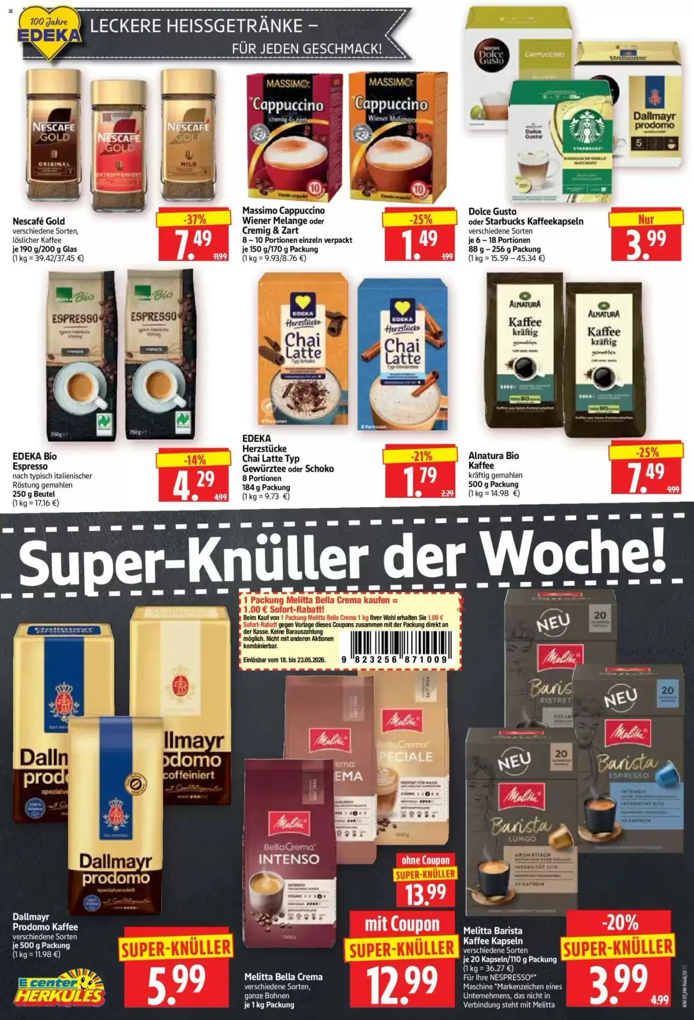 Edeka Herkules Prospekt (ab 18.05.2026) zum Blättern - Seite 12