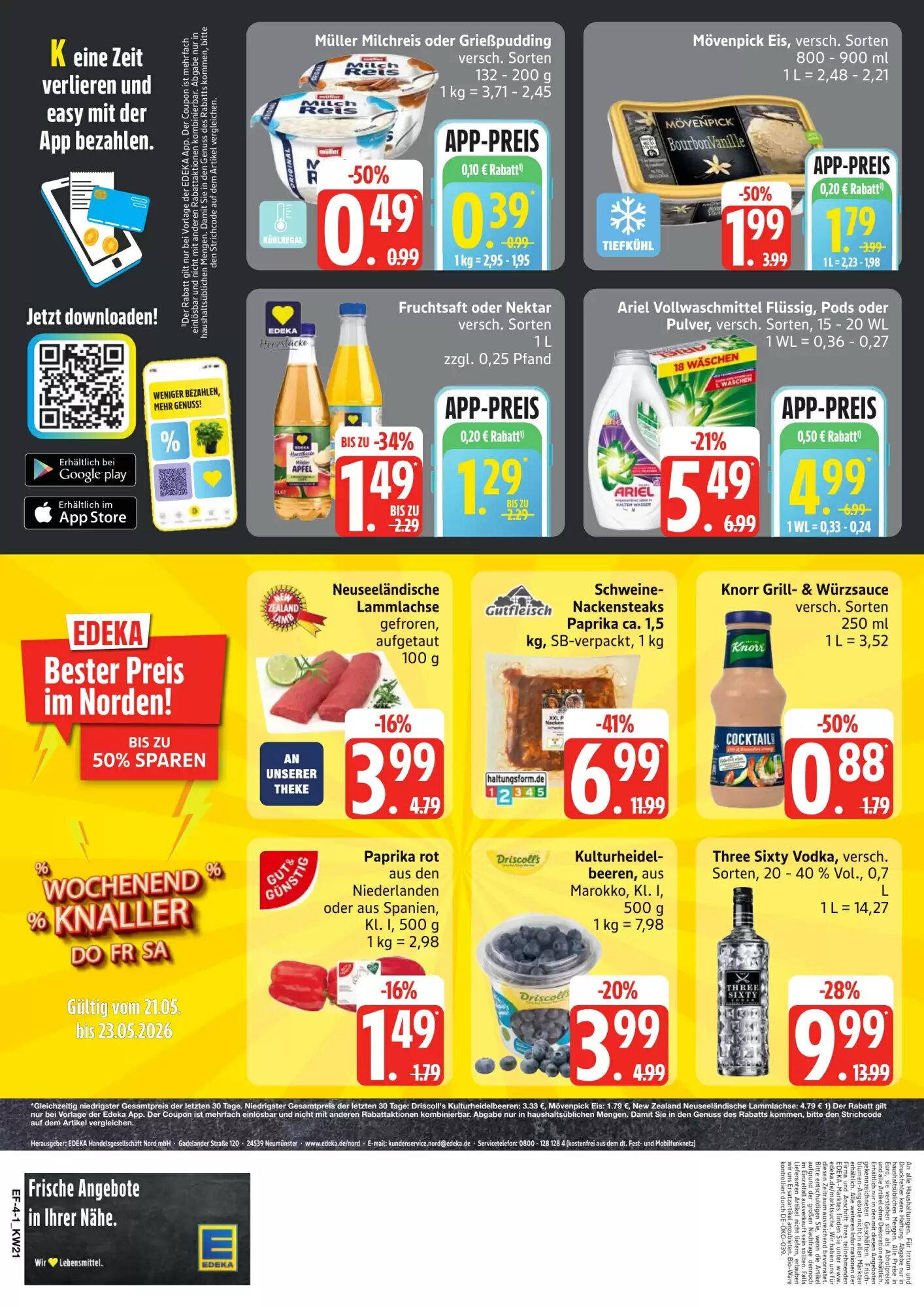 Edeka Frischemarkt Prospekt (ab 18.05.2026) zum Blättern - Seite 4