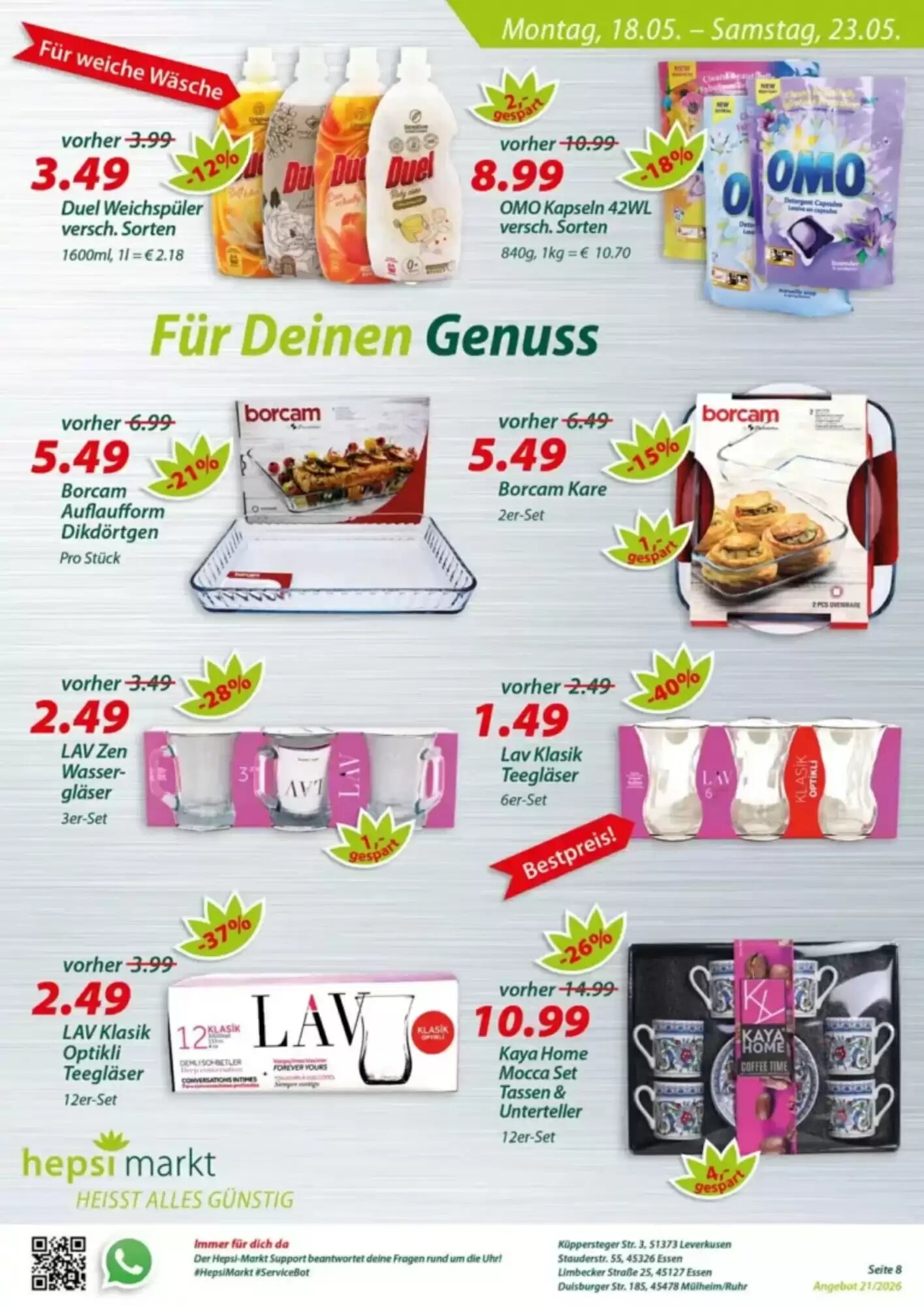 Hepsi-Markt Prospekt (ab 18.05.2026) zum Blättern - Seite 8