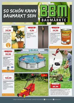 BBM Baumarkt Prospekt (ab 18.05.2026) zum Blättern