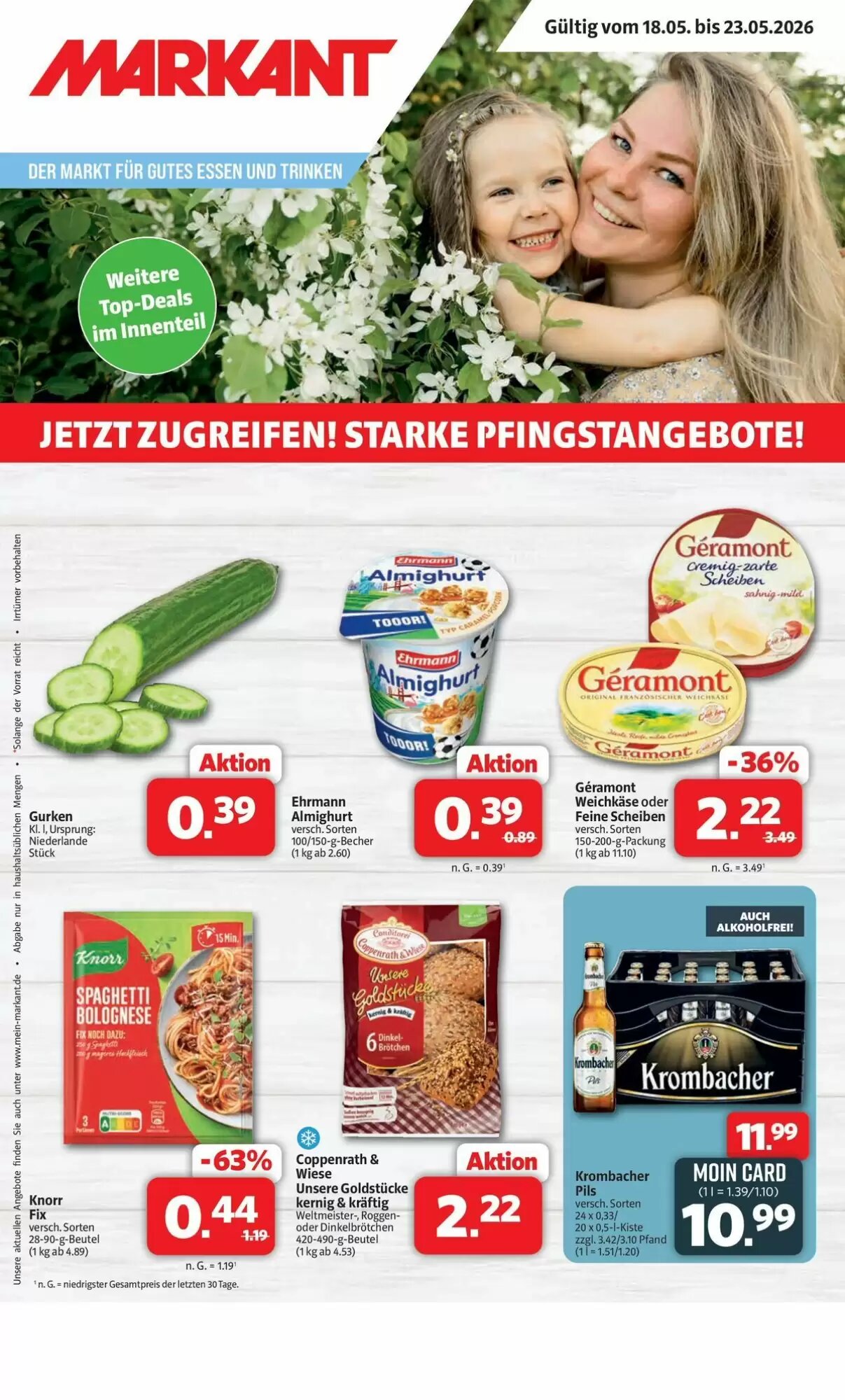 Markant Markt Prospekt (ab 18.05.2026) zum Blättern - Seite 1