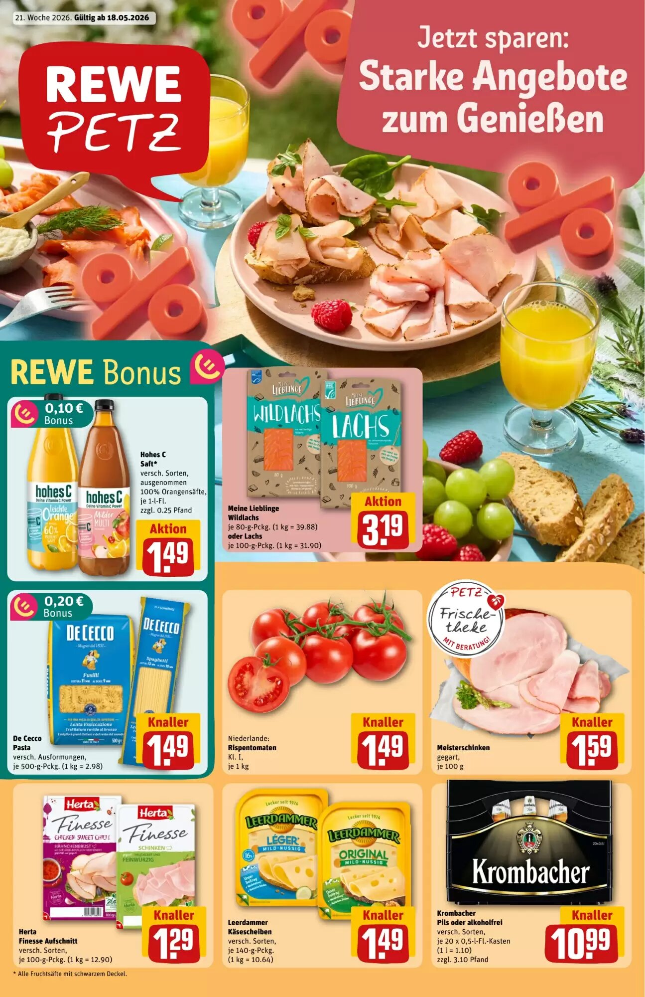 REWE PETZ Prospekt (ab 18.05.2026) zum Blättern - Seite 1