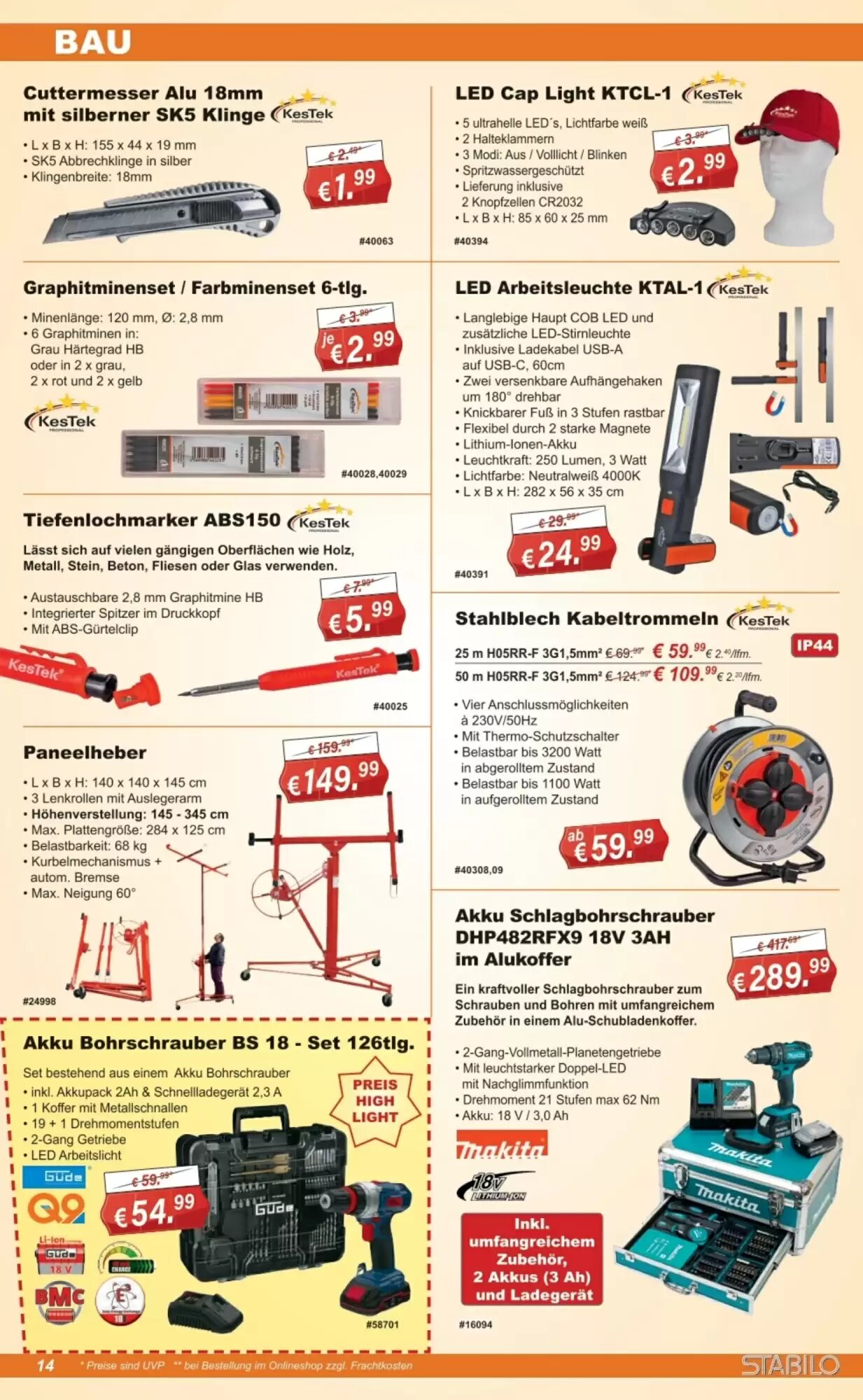 Stabilo Fachmarkt Prospekt (ab 20.05.2026) zum Blättern - Seite 14