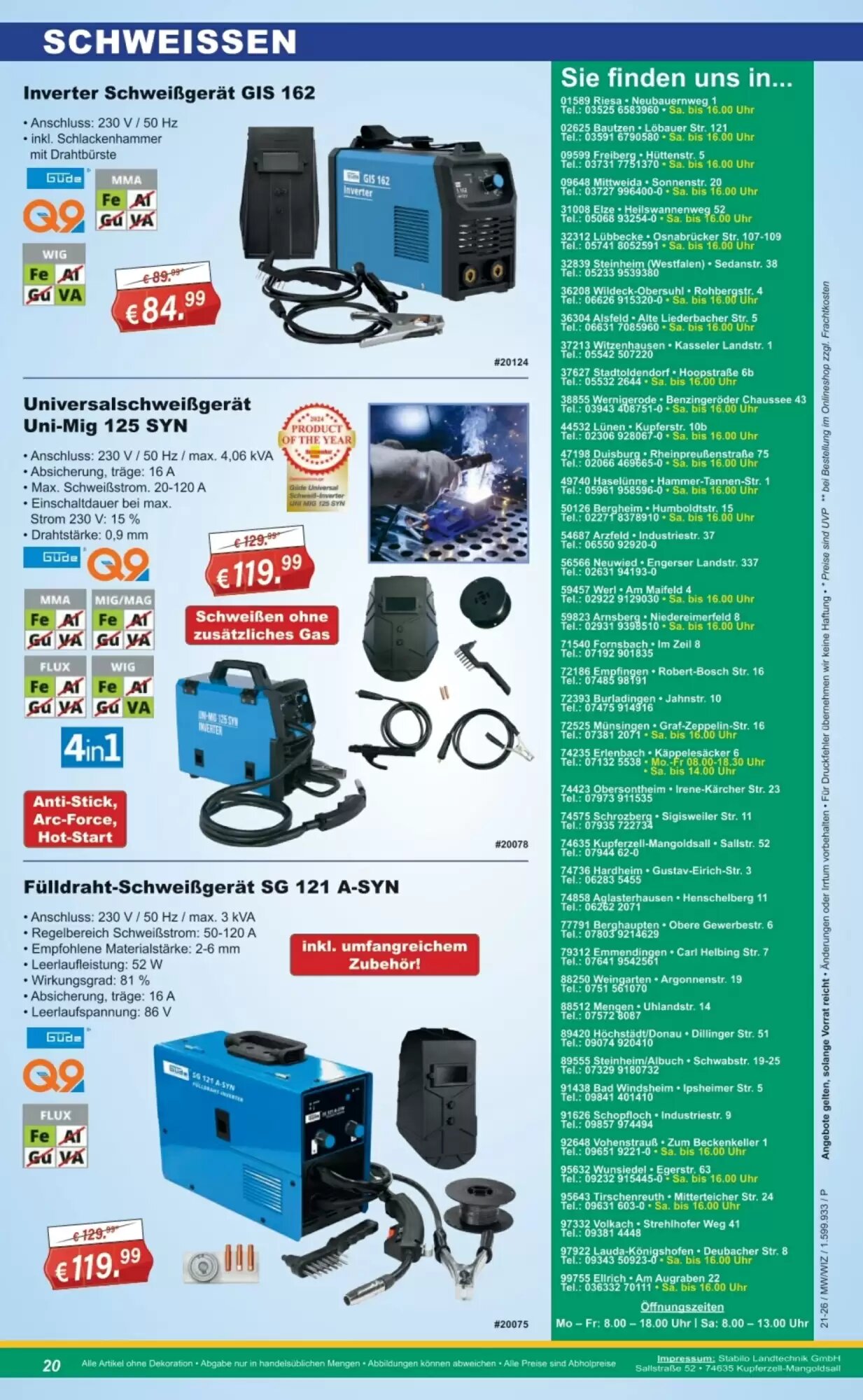 Stabilo Fachmarkt Prospekt (ab 20.05.2026) zum Blättern - Seite 20