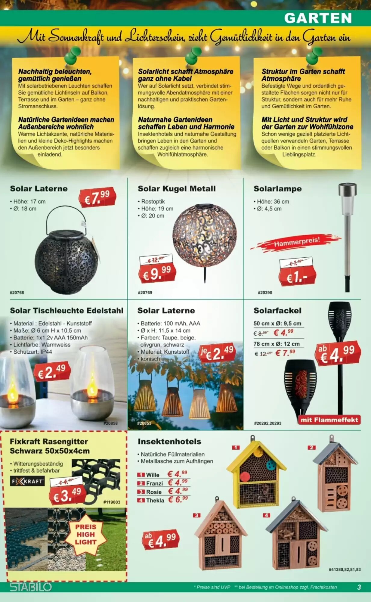Stabilo Fachmarkt Prospekt (ab 20.05.2026) zum Blättern - Seite 3
