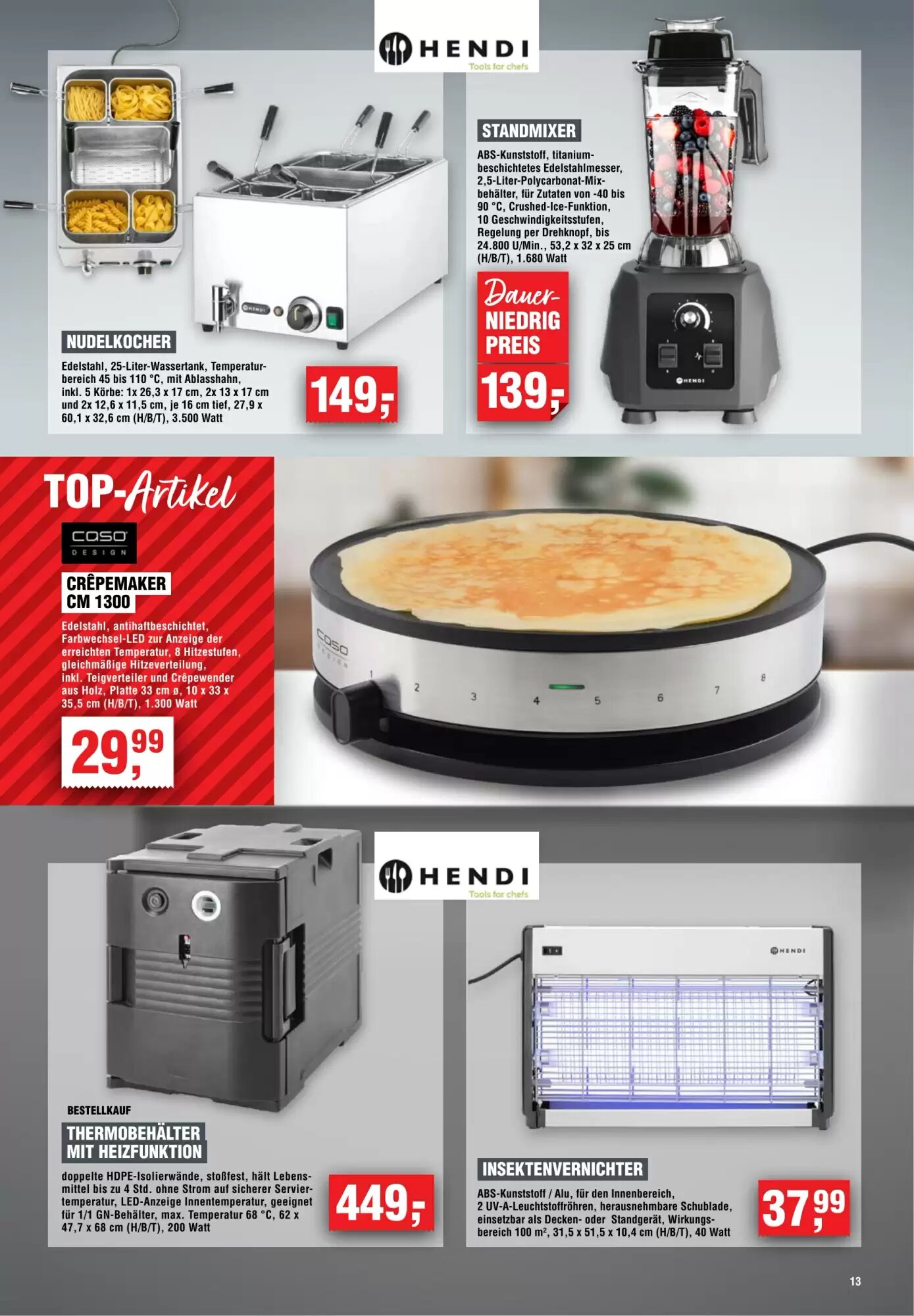 EDEKA Foodservice Prospekt (ab 21.05.2026) zum Blättern - Seite 13