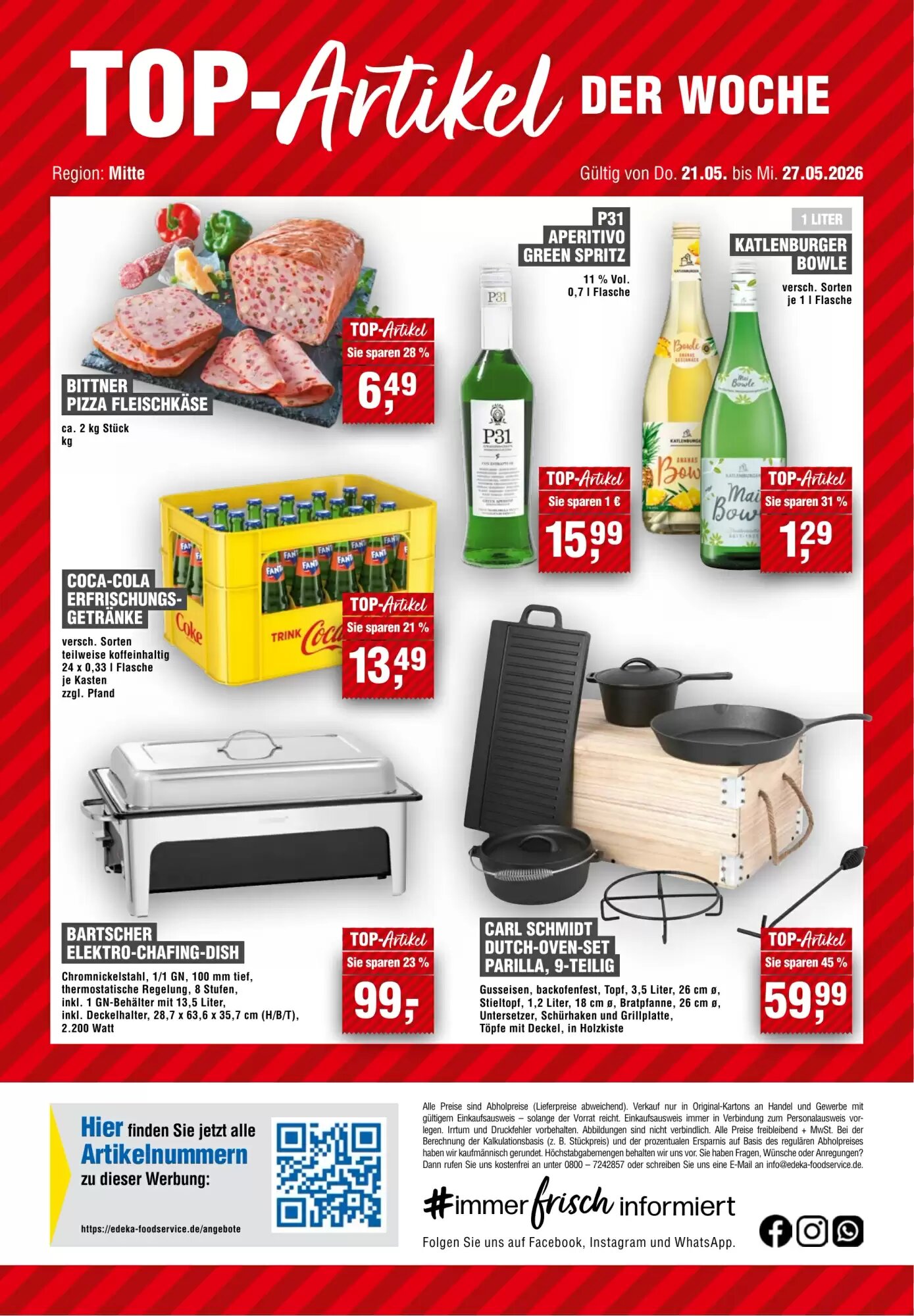 EDEKA Foodservice Prospekt (ab 21.05.2026) zum Blättern - Seite 14